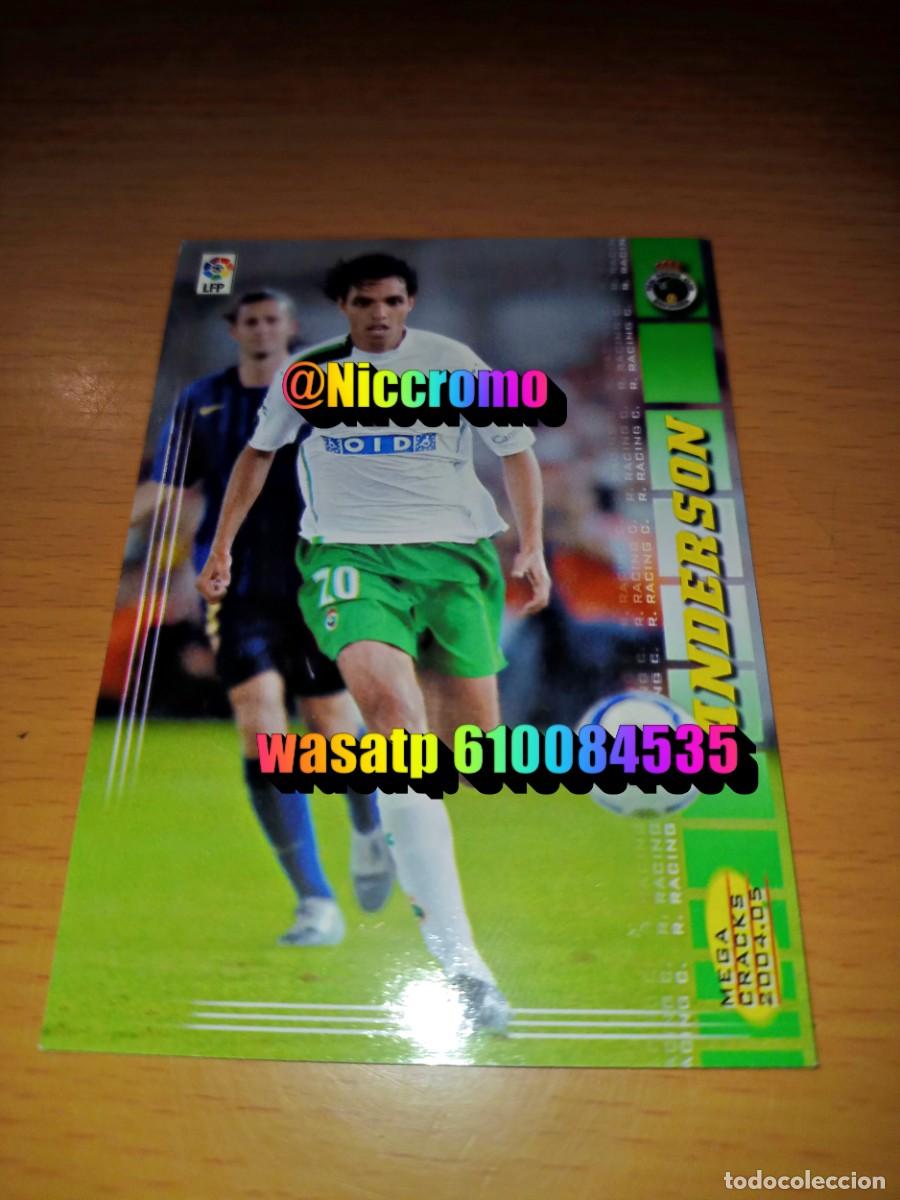 Cromos de f&uacute;tbol: anderson santander 263 bis megacracks 2004 2005 nueva ficha 04 05 tarjeta niccromo