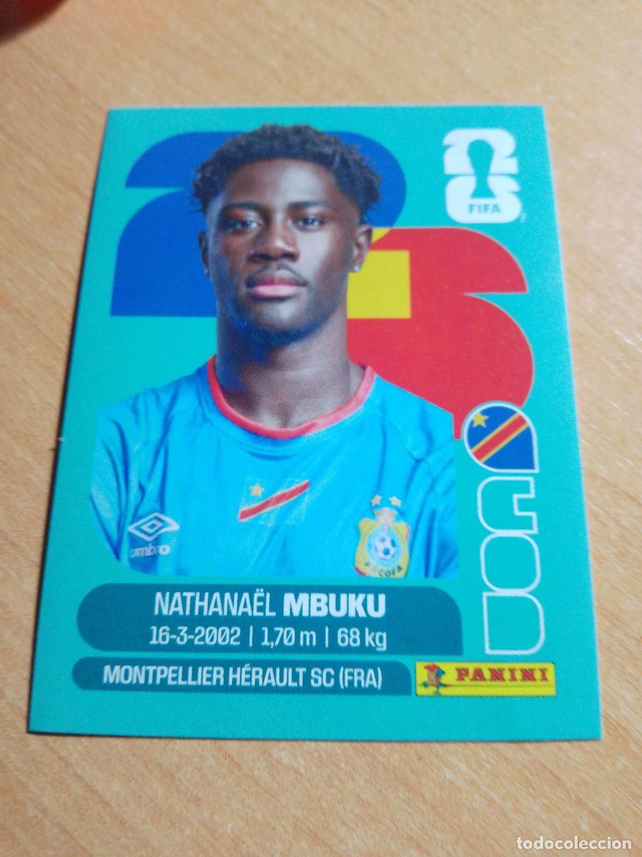 Cromos de f&uacute;tbol: MBUKU CONGO COD 20 MUNDIAL FIFA WORLD CUP 2026 26 PANINI STICKERS NUEVO
