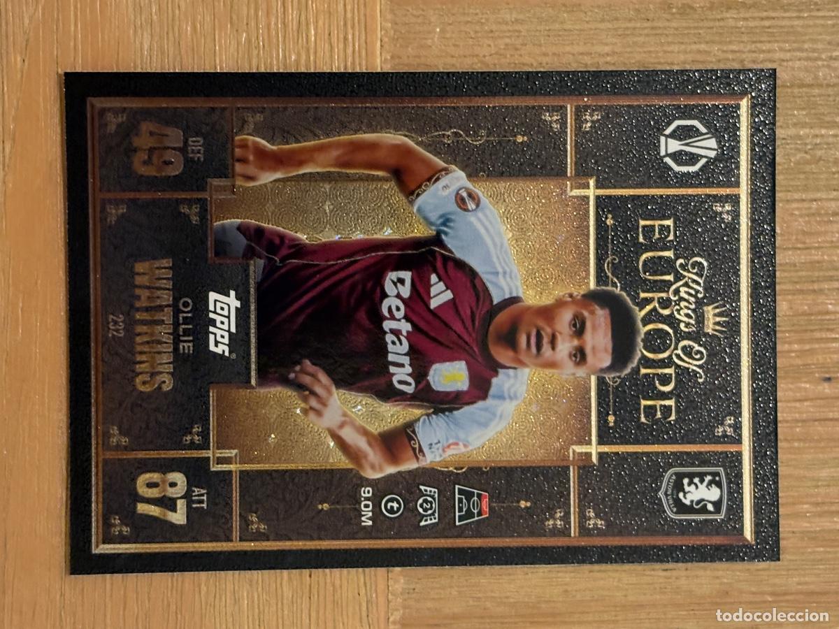 Cromos de f&uacute;tbol: 37. CROMO TOPPS MATCH ATTAX WATKINS N 232 2025-26 25-26 UEFA KINGS OF EUROPE