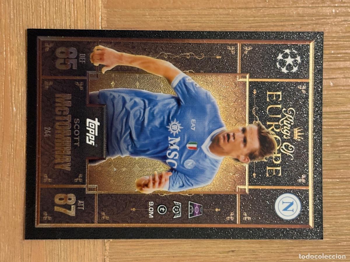 Cromos de f&uacute;tbol: 37. CROMO TOPPS MATCH ATTAX McTOMINAY N 244 2025-26 25-26 UEFA KINGS OF EUROPE
