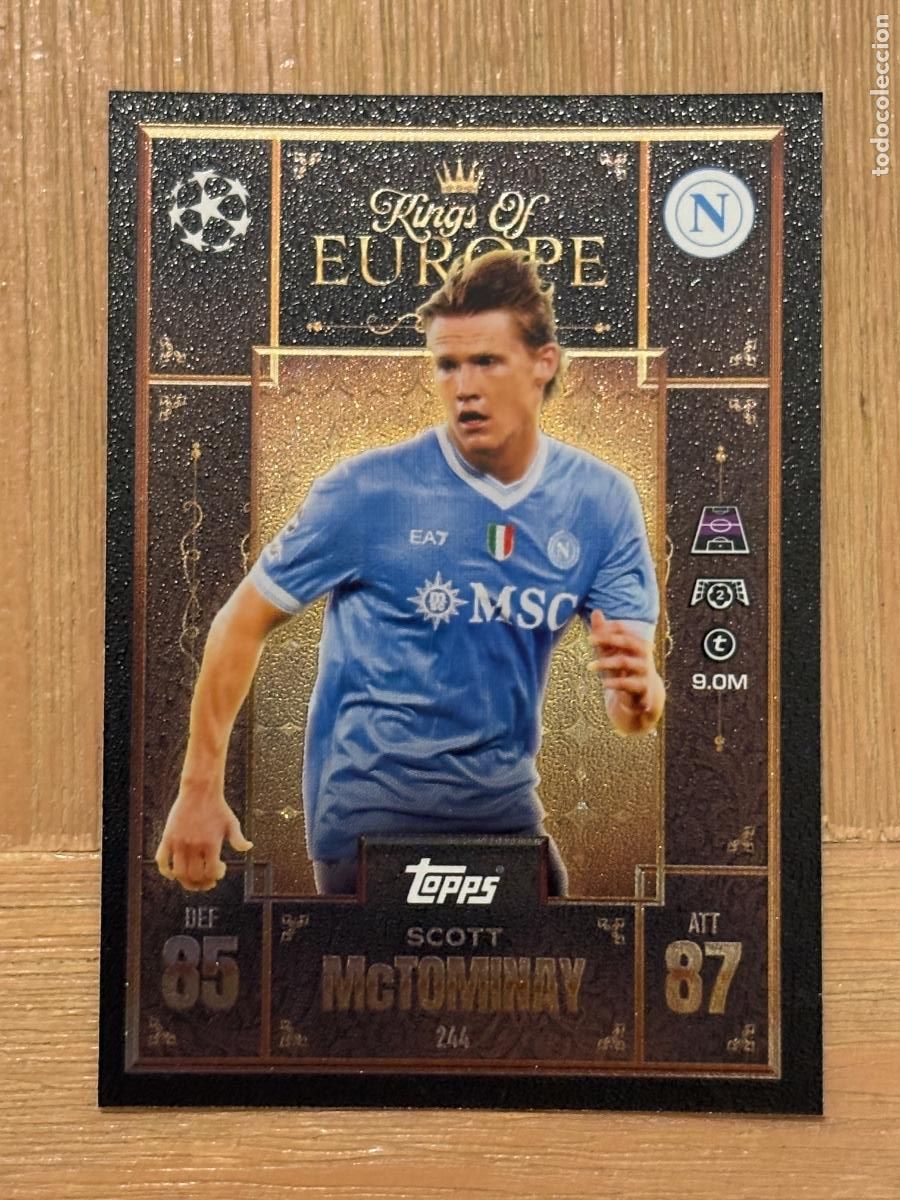 Cromos de f&uacute;tbol: 37. CROMO TOPPS MATCH ATTAX McTOMINAY N 244 2025-26 25-26 UEFA KINGS OF EUROPE