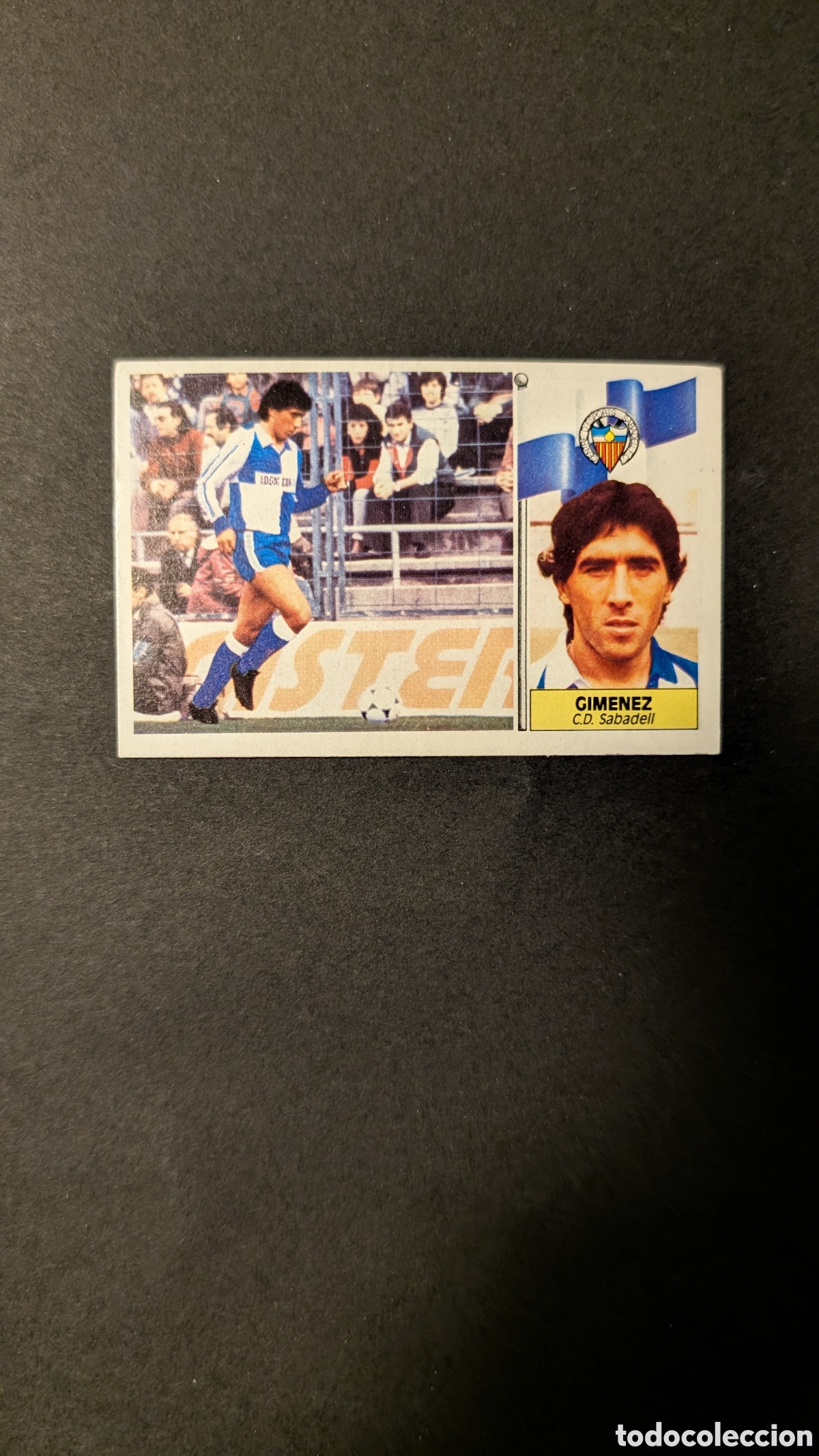 Football Stickers: L1 GIMENEZ SABADELL COLOCA LIGA ESTE 1986/87 86 87 NUNCA PEGADO SIN PEGAR
