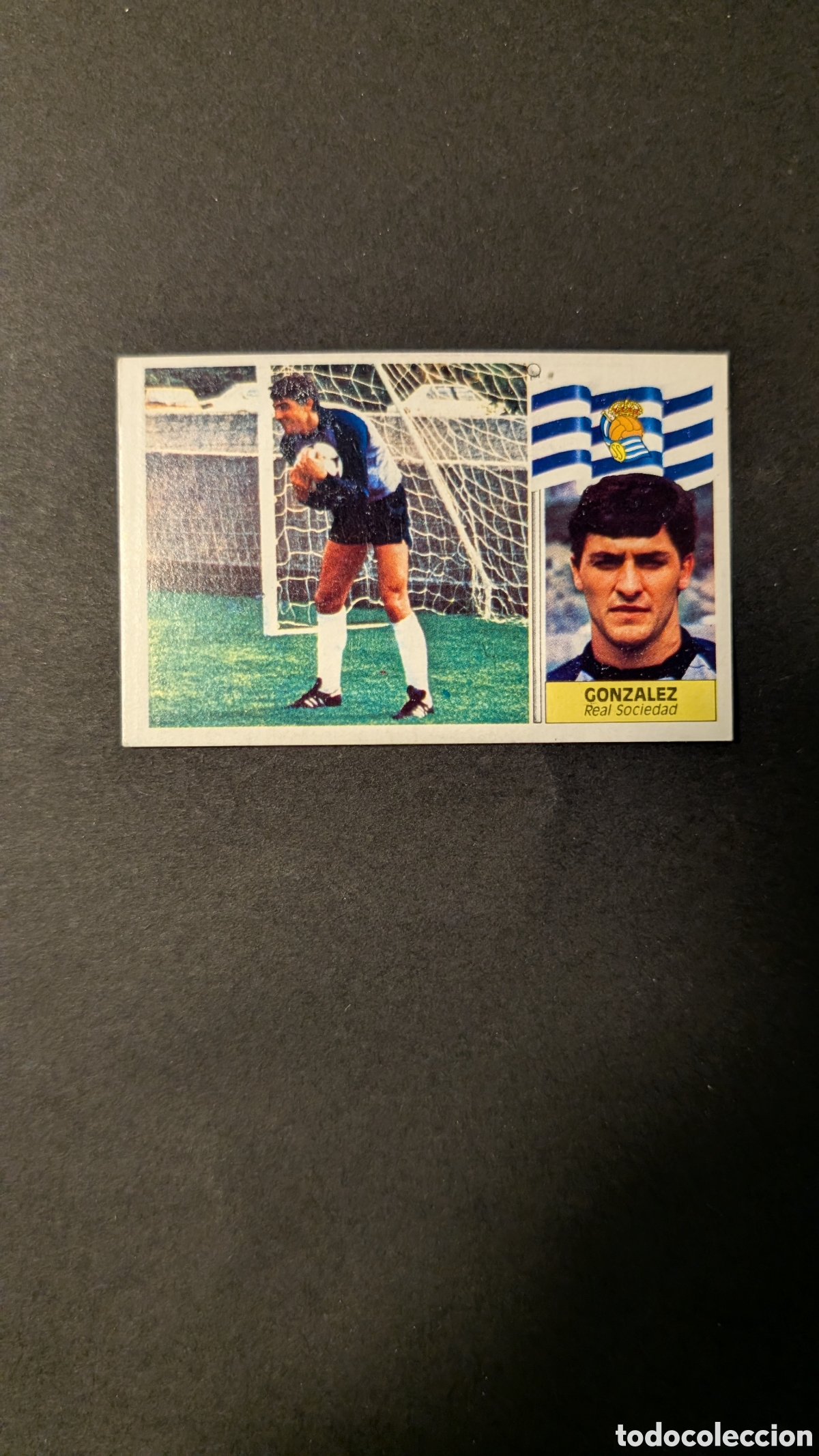 Football Stickers: L1 GONZALEZ REAL SOCIEDAD COLOCA LIGA ESTE 1986/87 86 87 NUNCA PEGADO SIN PEGAR