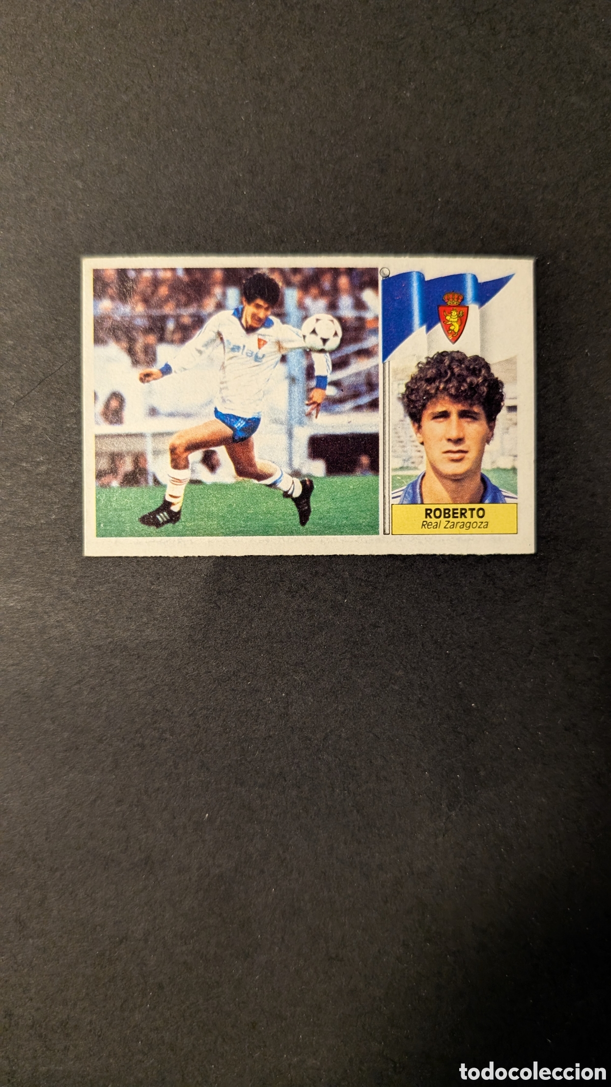 Cartes &agrave; collectionner de Football: L1 ROBERTO ZARAGOZA COLOCA LIGA ESTE 1986/87 86 87 NUNCA PEGADO SIN PEGAR