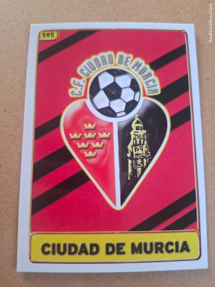 Cromos de f&uacute;tbol: MUNDICROMO 2004 2005 04 05 - 595 ESCUDO CIUDAD DE MURCIA