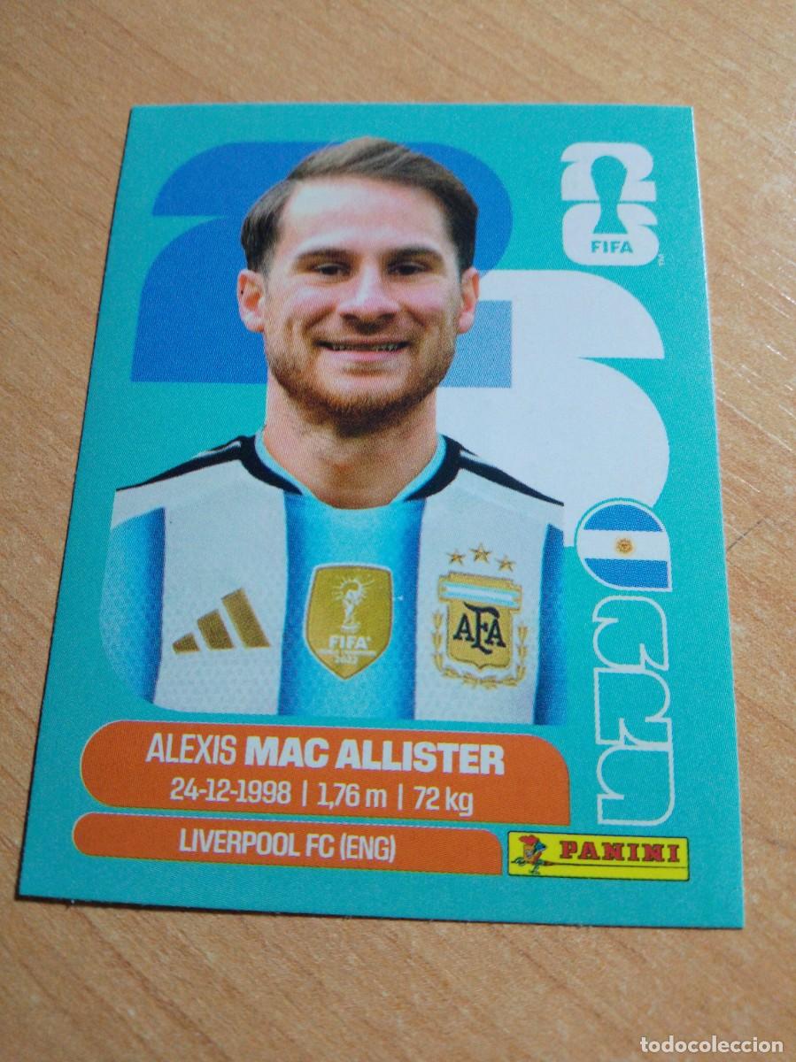 Cromos de f&uacute;tbol: MAC ALLISTER ARG 9 ARGENTINA FIFA MUNDIAL 2026 WORLD CUP NUEVO