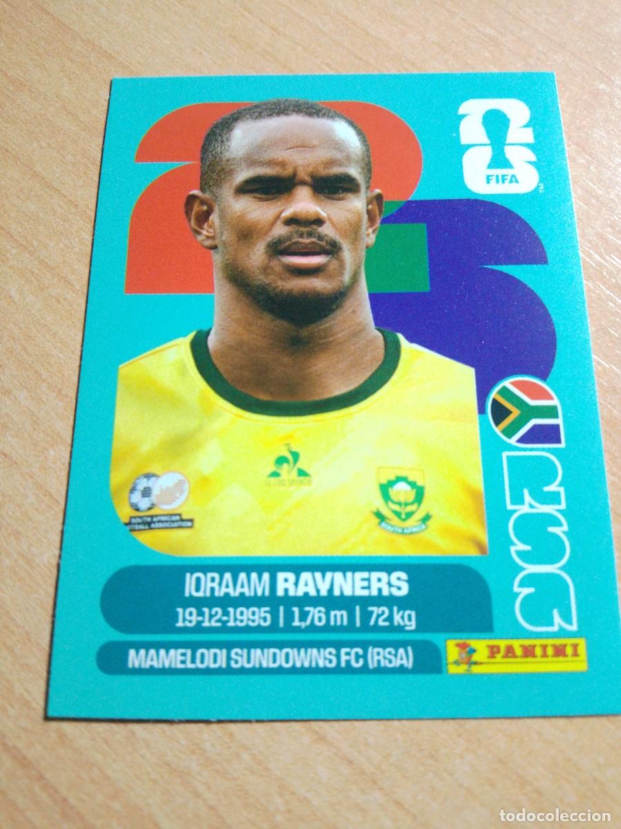 Cromos de f&uacute;tbol: RSA 18 IPRAAM RAYNERS SUDAFRICA SOUTH AFR MUNDIAL FIFA WORLD CUP 2026 26 PANINI STICKERS NUEVO