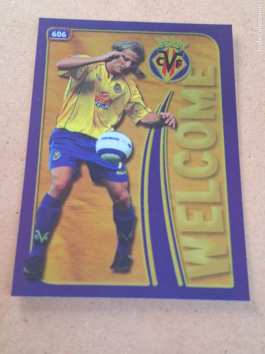 Cromos de f&uacute;tbol: MUNDICROMO 2004 2005 04 05 - 606 FORLAN ( WELCOME ) - VILLARREAL CF