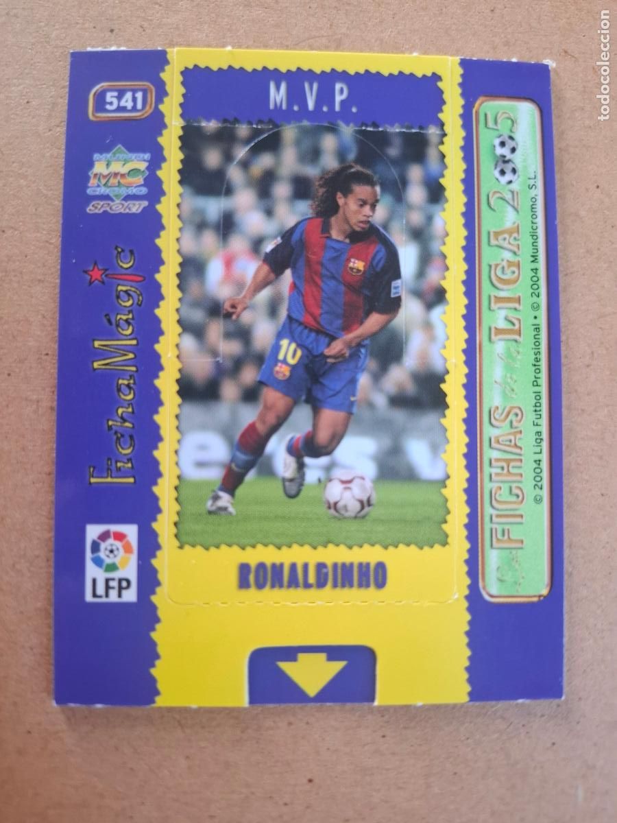 Cromos de f&uacute;tbol: MUNDICROMO 2004 2005 04 05 - 541 RONALDINHO ( MAGIC CARD ) - FC. BARCELONA