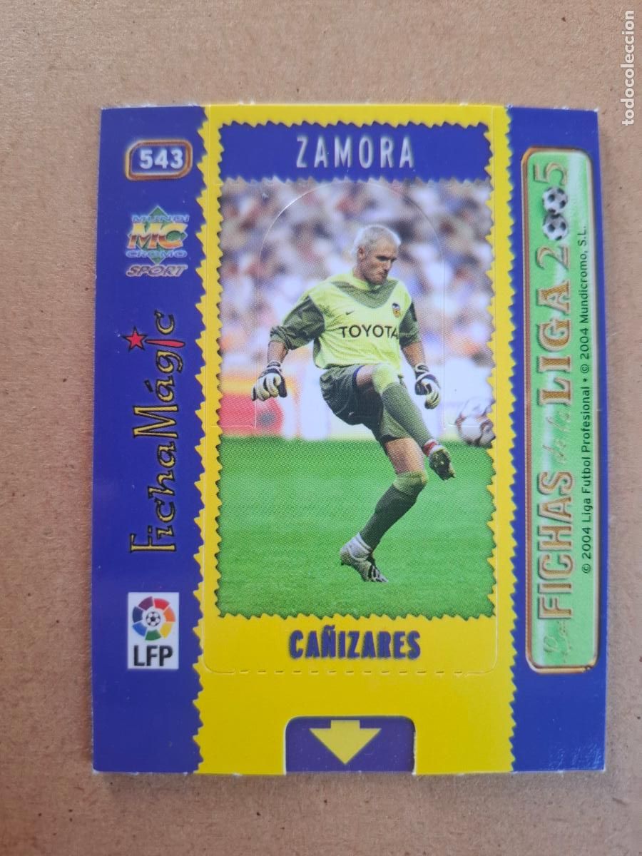 Cromos de f&uacute;tbol: MUNDICROMO 2004 2005 04 05 - 543 CA&Ntilde;IZARES ( MAGIC CARD ) - VALENCIA CF