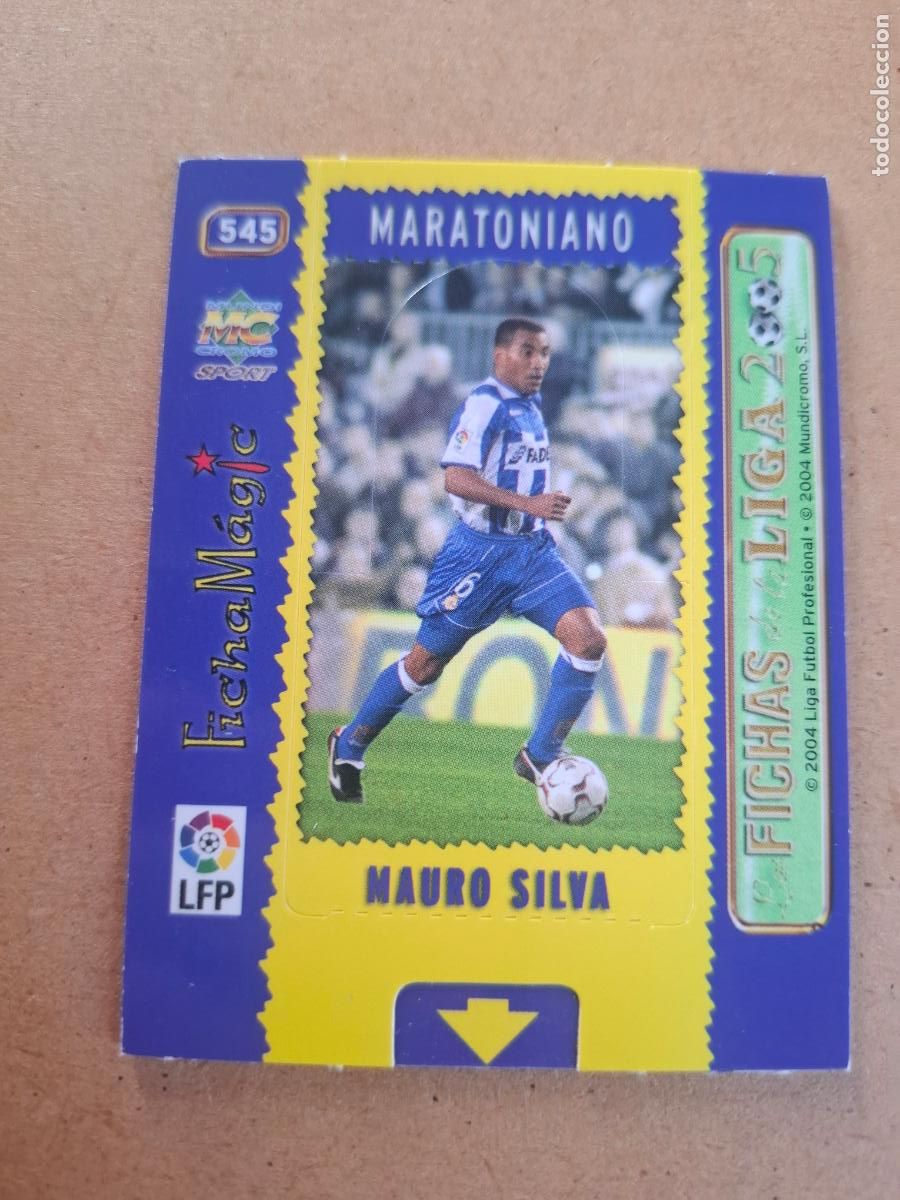 Cromos de f&uacute;tbol: MUNDICROMO 2004 2005 04 05 - 545 MAURO SILVA ( MAGIC CARD ERROR ) - R.C. DEPORTIVO