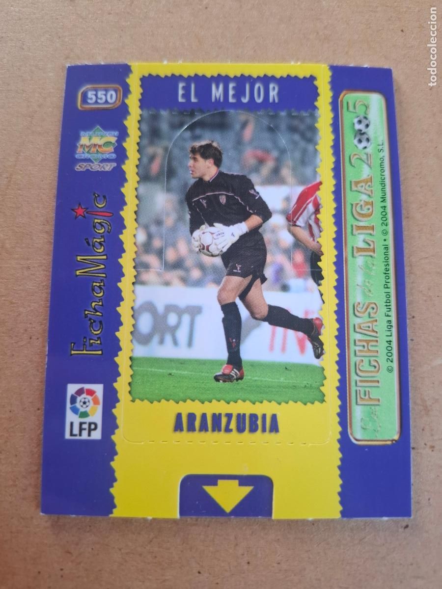 Football Stickers: MUNDICROMO 2004 2005 04 05 - 550 ARANZUBIA ( MAGIC CARD ) - ATHLETIC CLUB