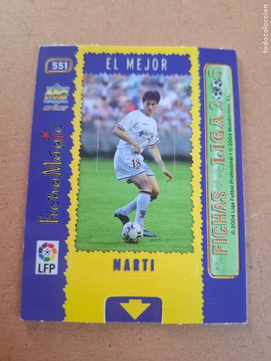 Cromos de f&uacute;tbol: MUNDICROMO 2004 2005 04 05 - 551 MART&Iacute; ( MAGIC CARD ) - SEVILLA FC