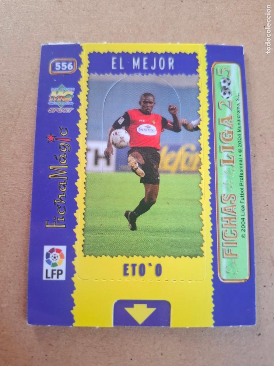 Cromos de f&uacute;tbol: MUNDICROMO 2004 2005 04 05 - 556 ETO'O ( MAGIC CARD ) - R.C.D. MALLORCA