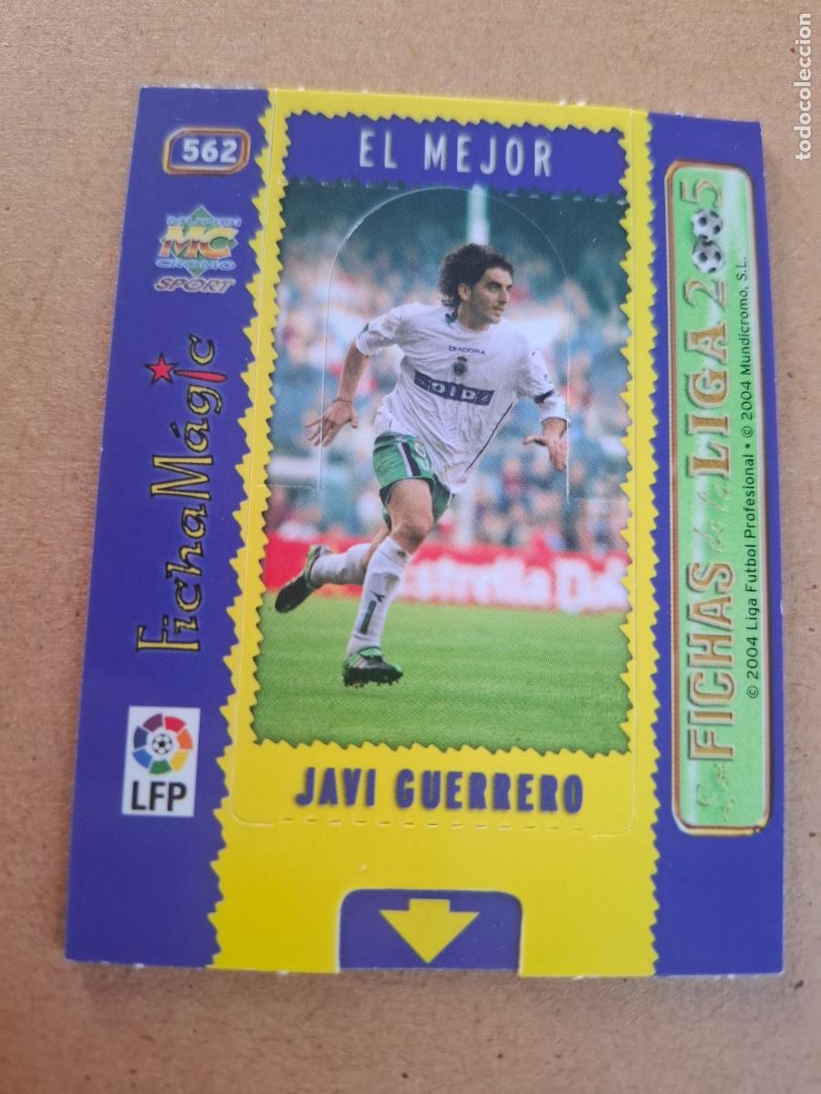 Cromos de f&uacute;tbol: MUNDICROMO 2004 2005 04 05 - 562 JAVI GUERRERO ( MAGIC CARD ) - RACING CLUB