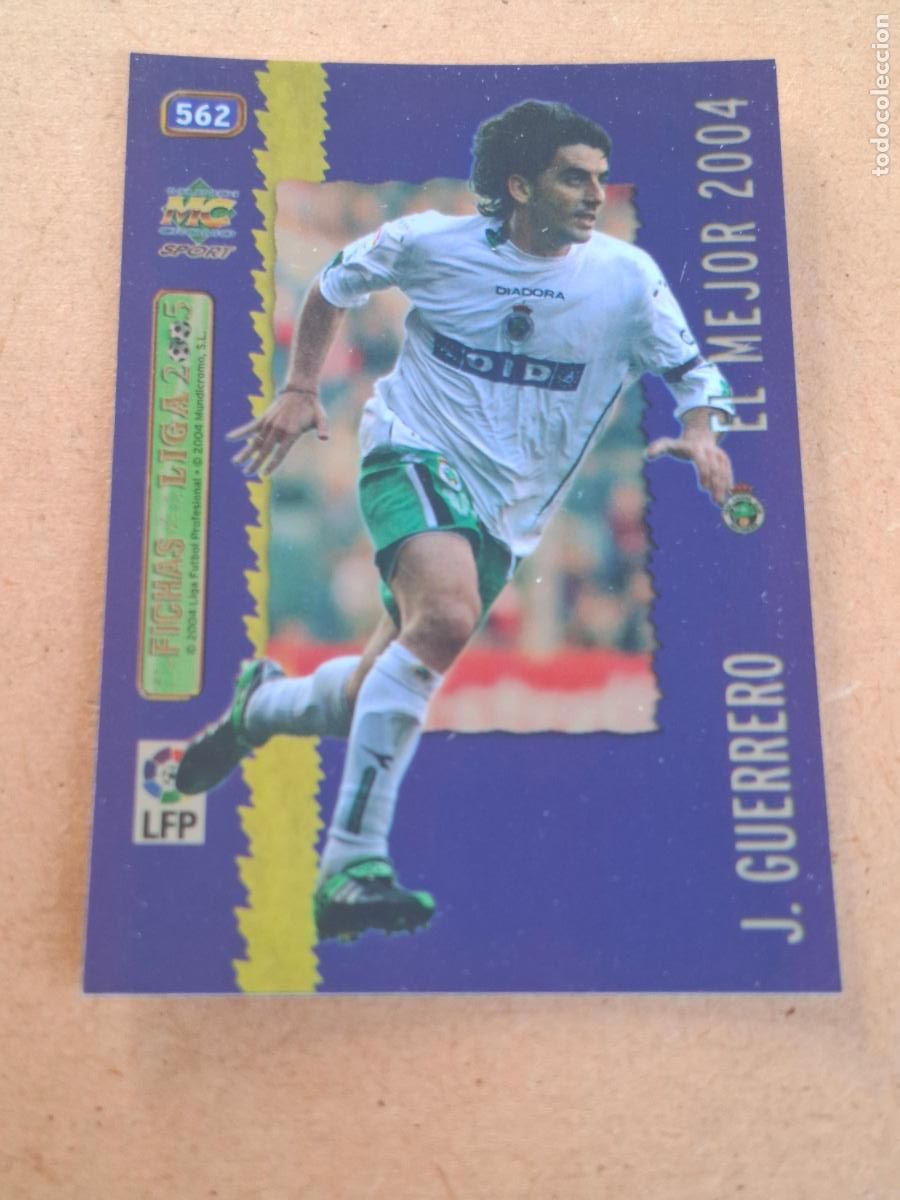 Cromos de f&uacute;tbol: MUNDICROMO 2004 2005 04 05 - 562 JAVI GUERRERO ( METAL CARD ) - RACING CLUB