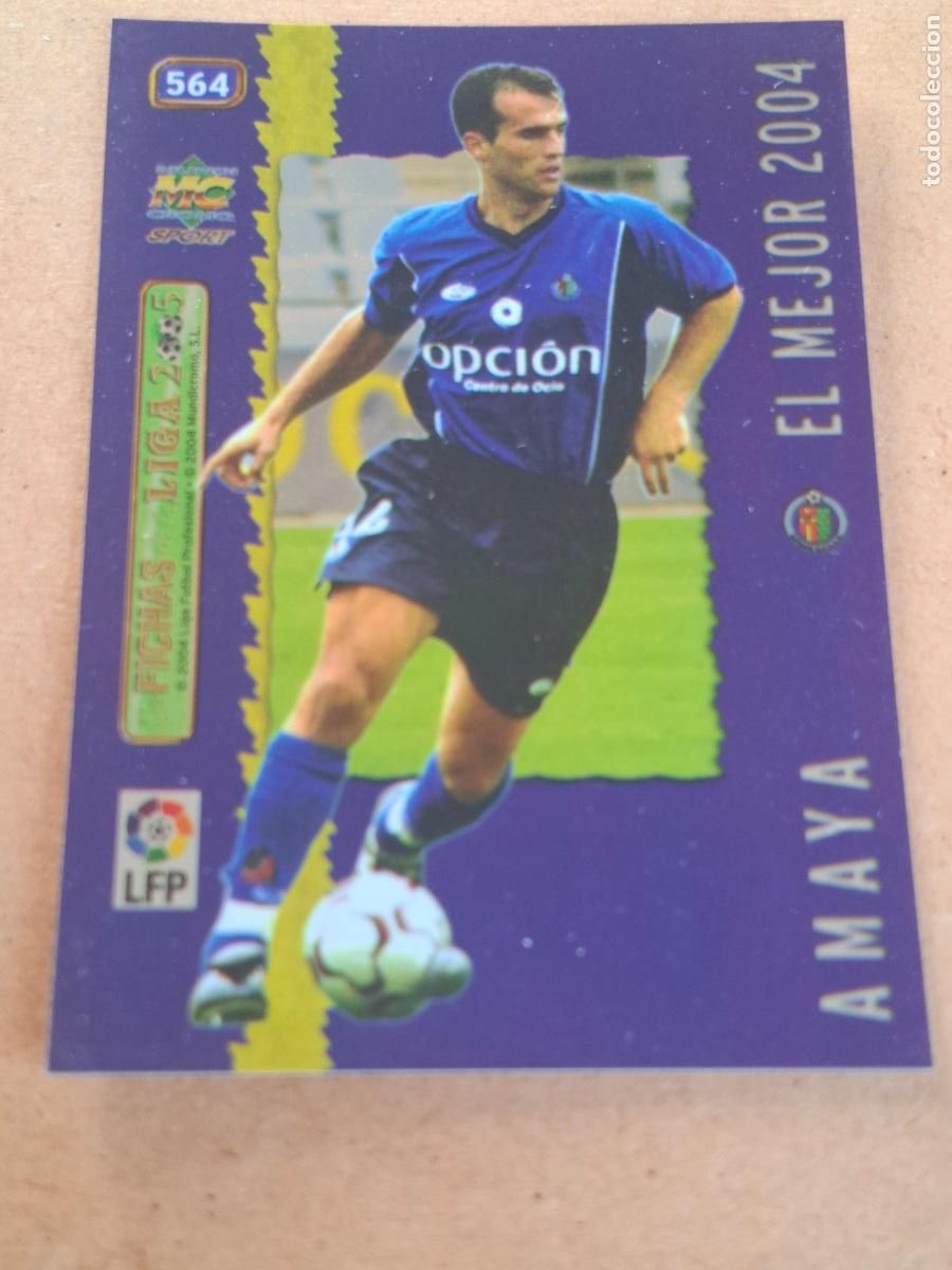 Cromos de f&uacute;tbol: MUNDICROMO 2004 2005 04 05 - 564 AMAYA ( METAL CARD ) - GETAFE CF