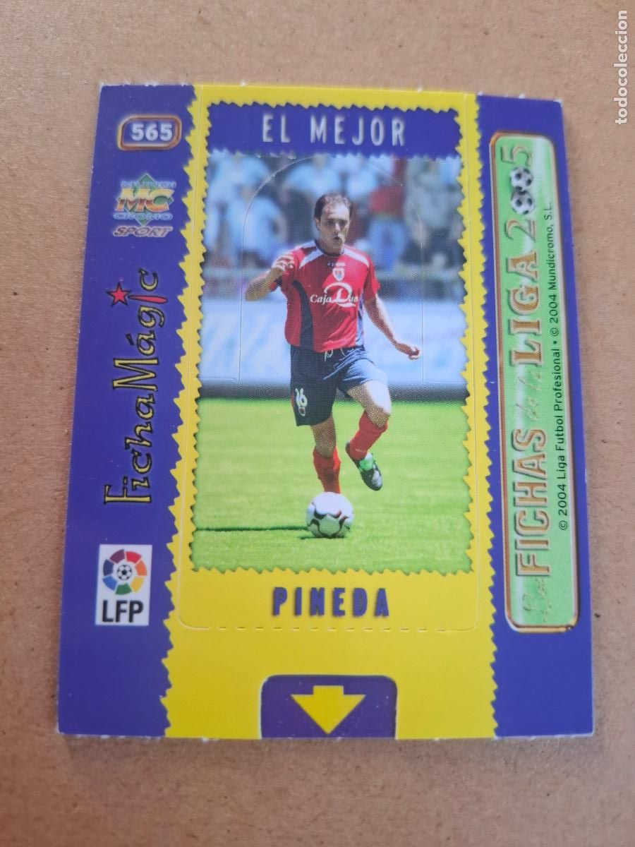 Cromos de f&uacute;tbol: MUNDICROMO 2004 2005 04 05 - 565 PINEDA ( MAGIC CARD ) - C.D. NUMANCIA