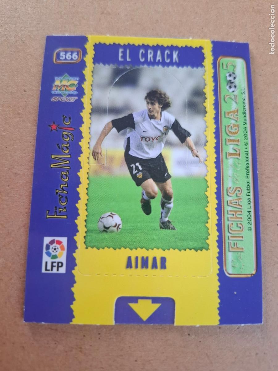 Cromos de f&uacute;tbol: MUNDICROMO 2004 2005 04 05 - 566 AIMAR ( MAGIC CARD ) - VALENCIA CF