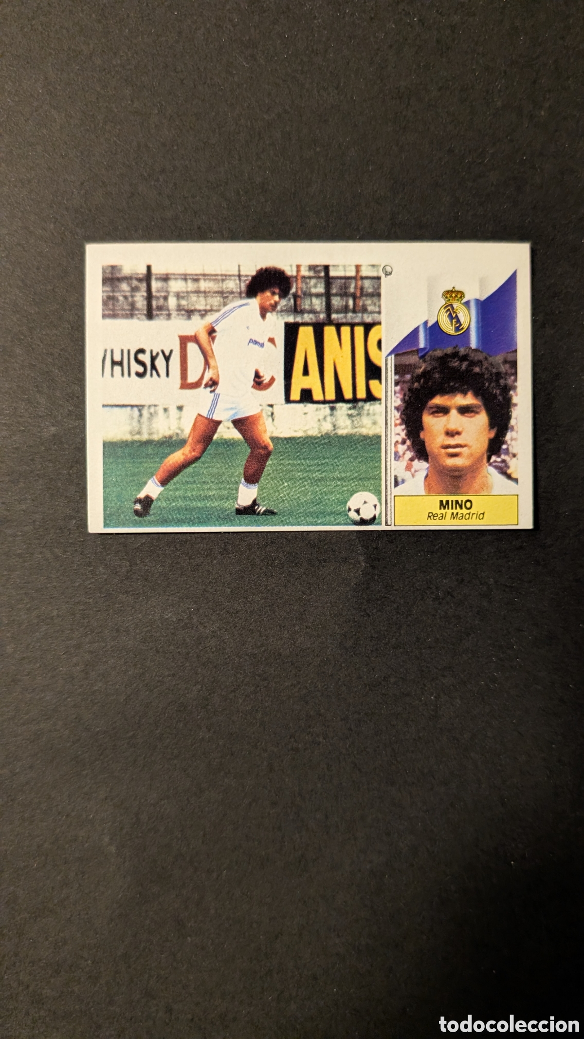 Fu&szlig;ball-Sticker: L1 MINO REAL MADRID FICHAJE 7 LIGA ESTE 1986/87 86 87 NUNCA PEGADO SIN PEGAR
