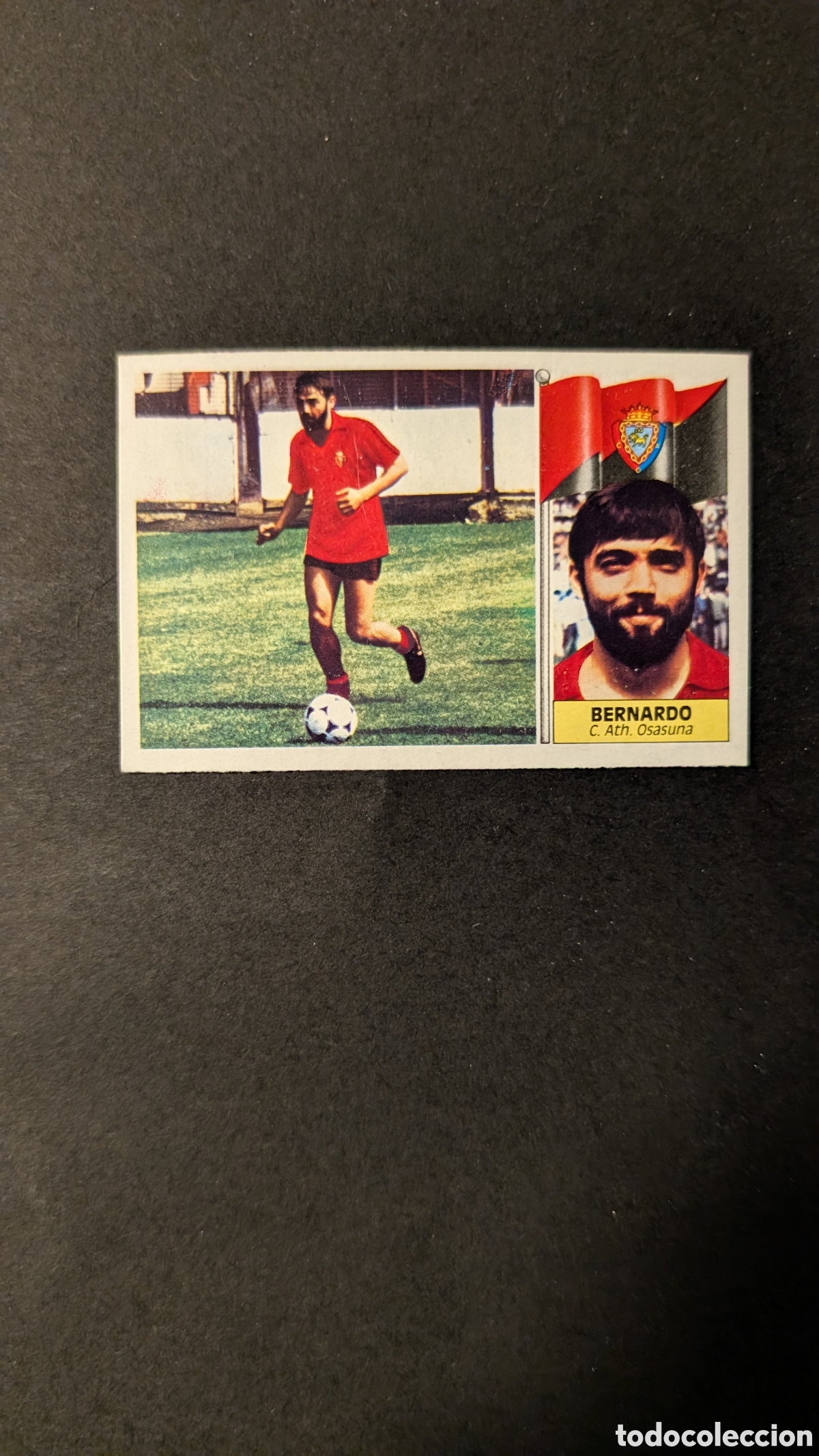 Fu&szlig;ball-Sticker: L1 BERNARDO OSASUNA FICHAJE 10 LIGA ESTE 1986/87 86 87 NUNCA PEGADO SIN PEGAR