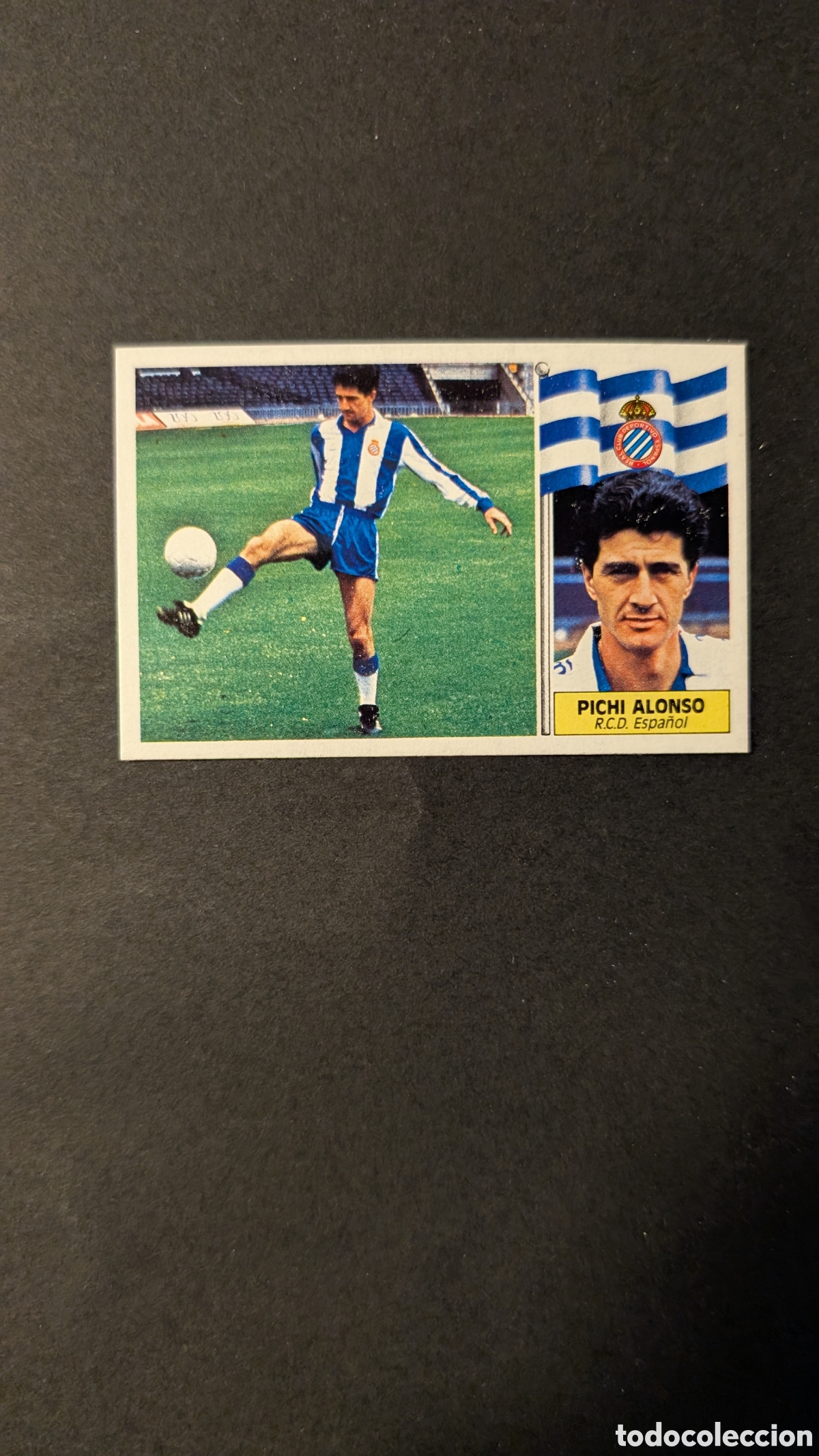 Fu&szlig;ball-Sticker: L1 PICHI ALONSO ESPA&Ntilde;OL FICHAJE 11 LIGA ESTE 1986/87 86 87 NUNCA PEGADO SIN PEGAR