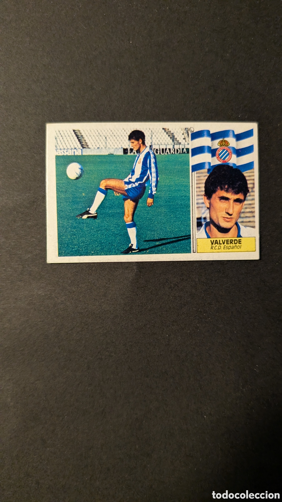 Fu&szlig;ball-Sticker: L1 VALVERDE ESPA&Ntilde;OL FICHAJE 12 LIGA ESTE 1986/87 86 87 NUNCA PEGADO SIN PEGAR