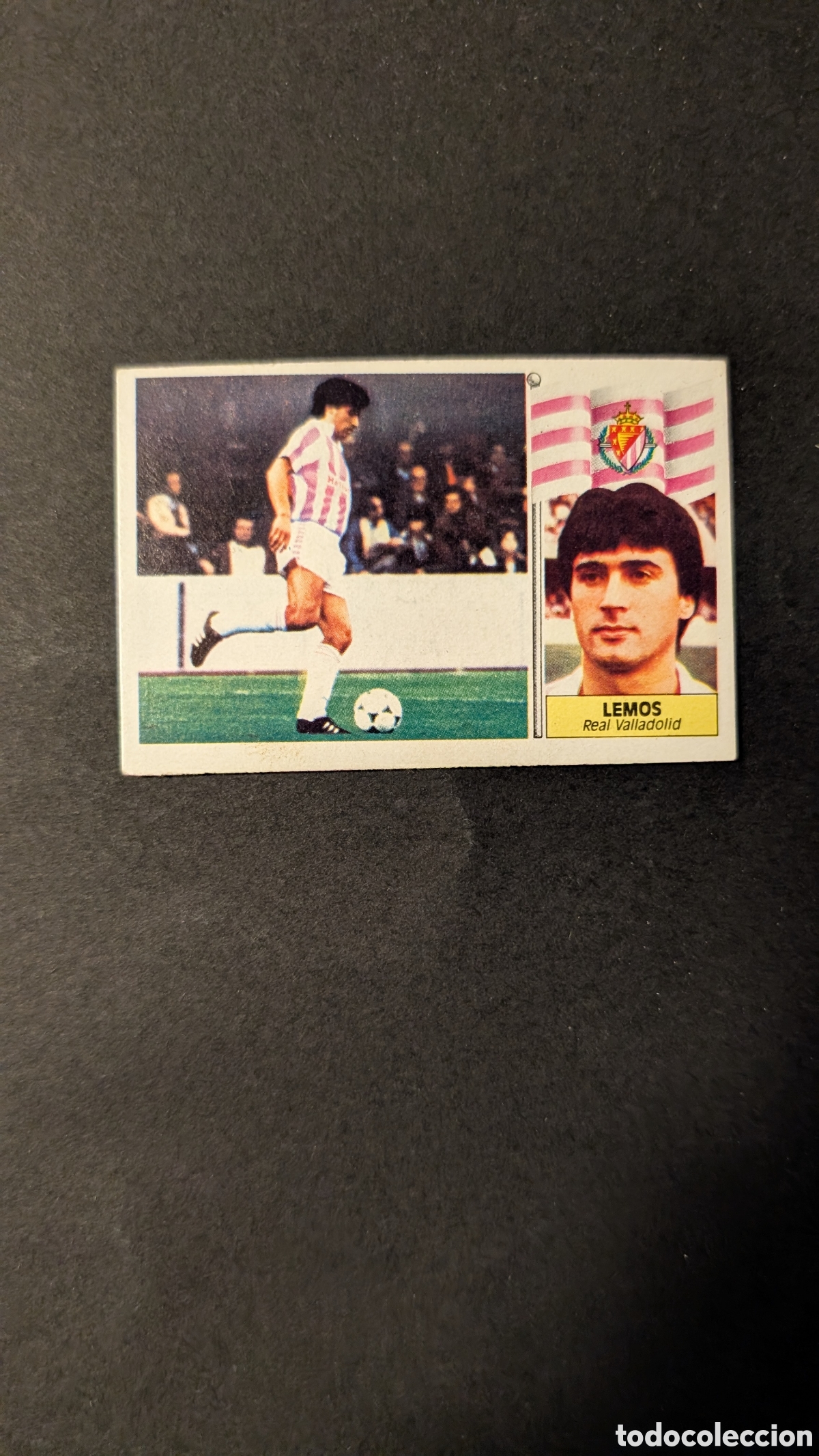 Cromos de Futebol: L1 LEMOS VALLADOLID FICHAJE 16 VERSION LIGA ESTE 1986/87 86 87 NUNCA PEGADO SIN PEGAR