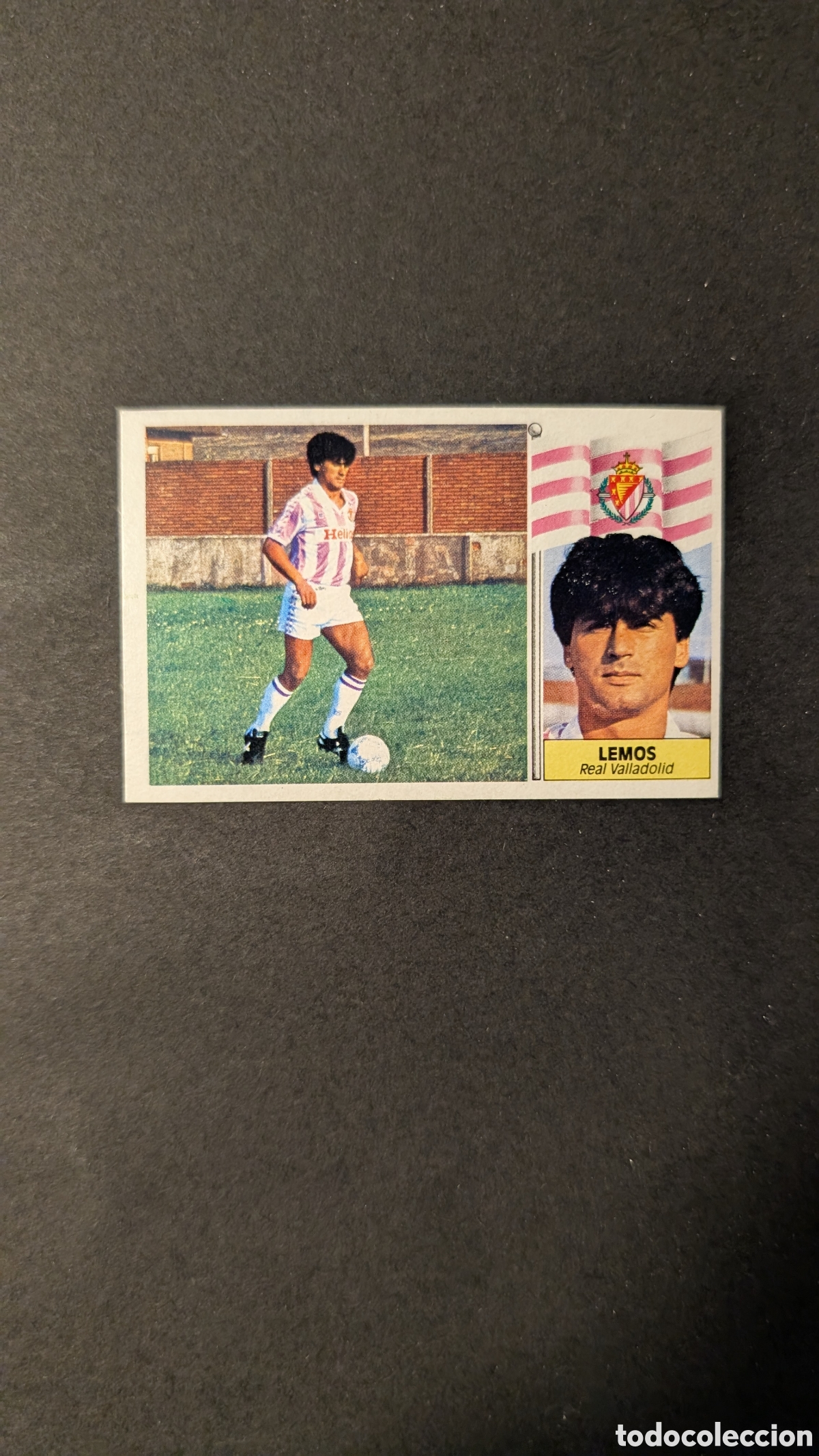 Cromos de Futebol: L1 LEMOS VALLADOLID FICHAJE 16 VERSION LIGA ESTE 1986/87 86 87 NUNCA PEGADO SIN PEGAR