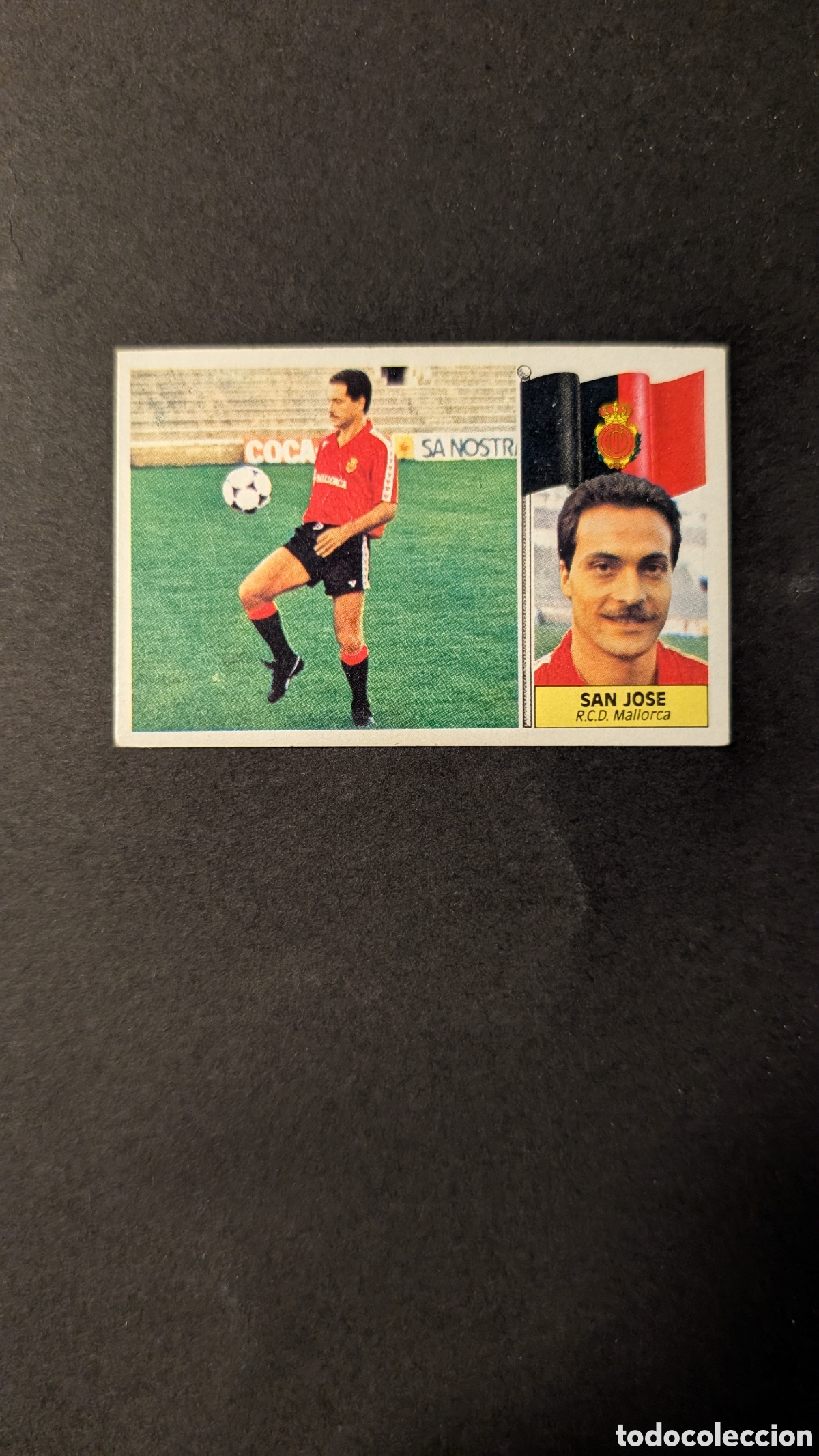Cartes &agrave; collectionner de Football: L1 SAN JOSE MALLORCA FICHAJE 17 VERSION LIGA ESTE 1986/87 86 87 NUNCA PEGADO SIN PEGAR
