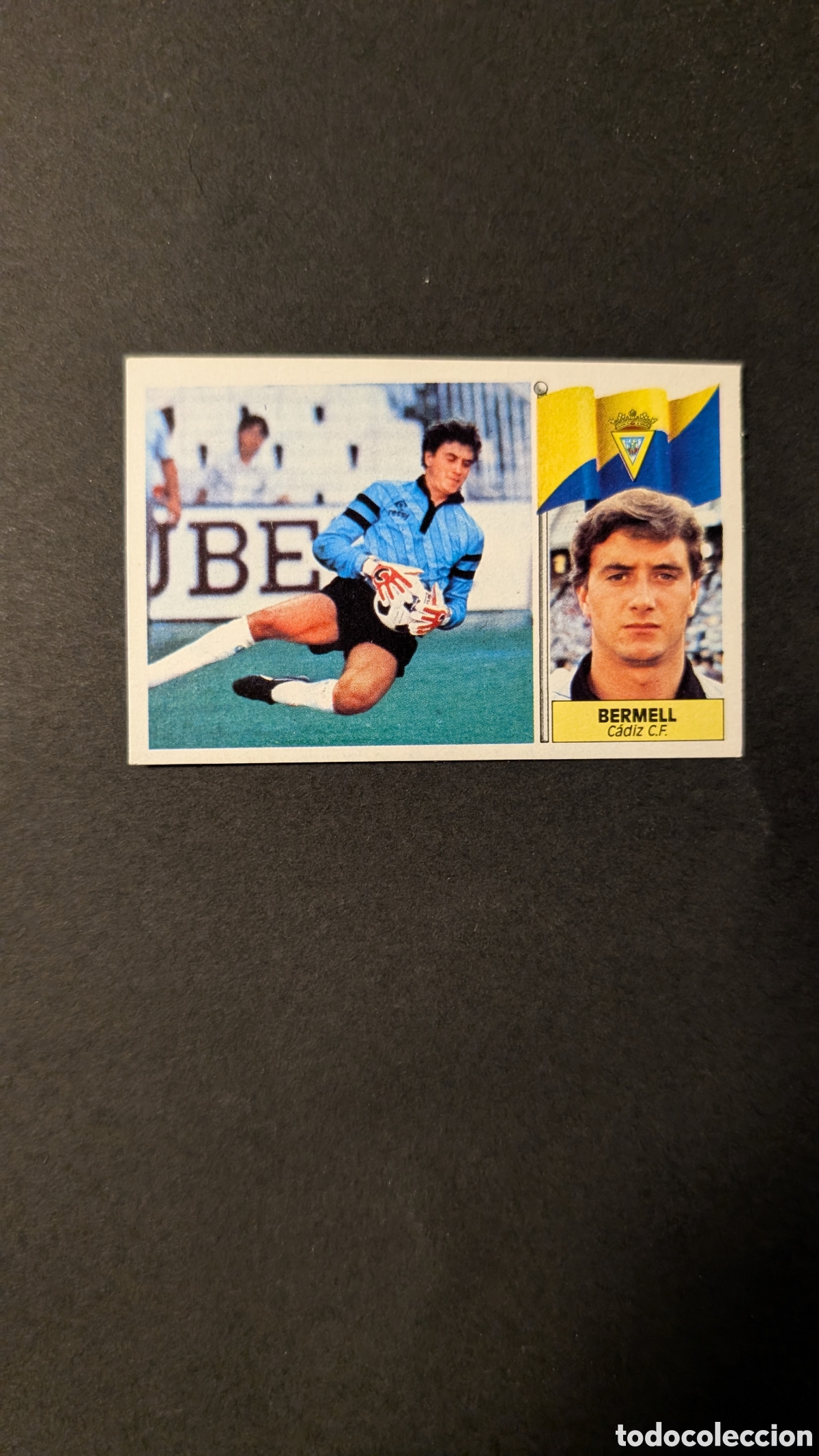 Cartes &agrave; collectionner de Football: L1 BERMELL CADIZ FICHAJE 22 LIGA ESTE 1986/87 86 87 NUNCA PEGADO SIN PEGAR