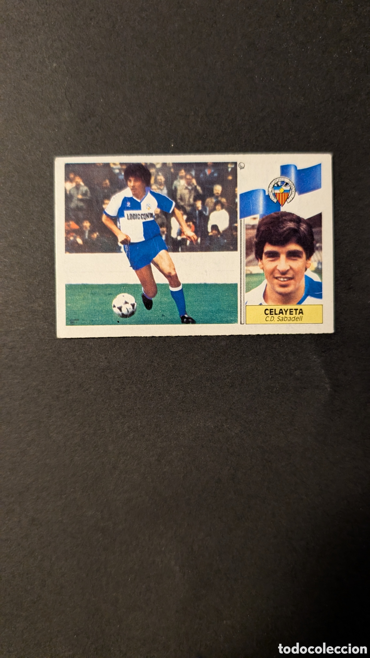 Cartes &agrave; collectionner de Football: L1 CELAYETA SABADELL FICHAJE 24 VERSION LIGA ESTE 1986/87 86 87 NUNCA PEGADO SIN PEGAR