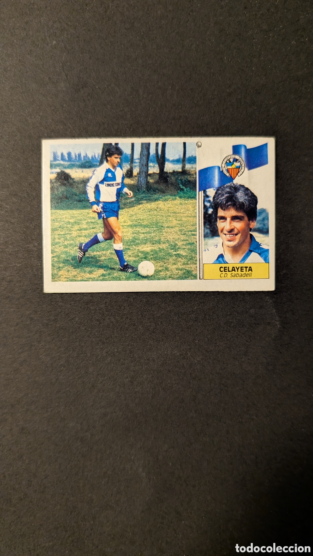 Cartes &agrave; collectionner de Football: L1 CELAYETA SABADELL FICHAJE 24 VERSION LIGA ESTE 1986/87 86 87 NUNCA PEGADO SIN PEGAR