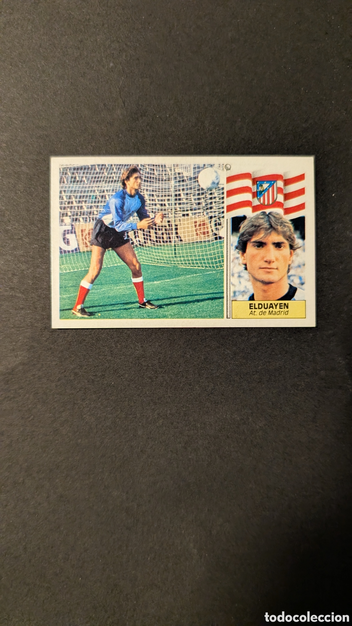 Figurine di Calcio: L1 ELDUAYEN ATLETICO MADRID FICHAJE 27 VERSION LIGA ESTE 1986/87 86 87 NUNCA PEGADO SIN PEGAR