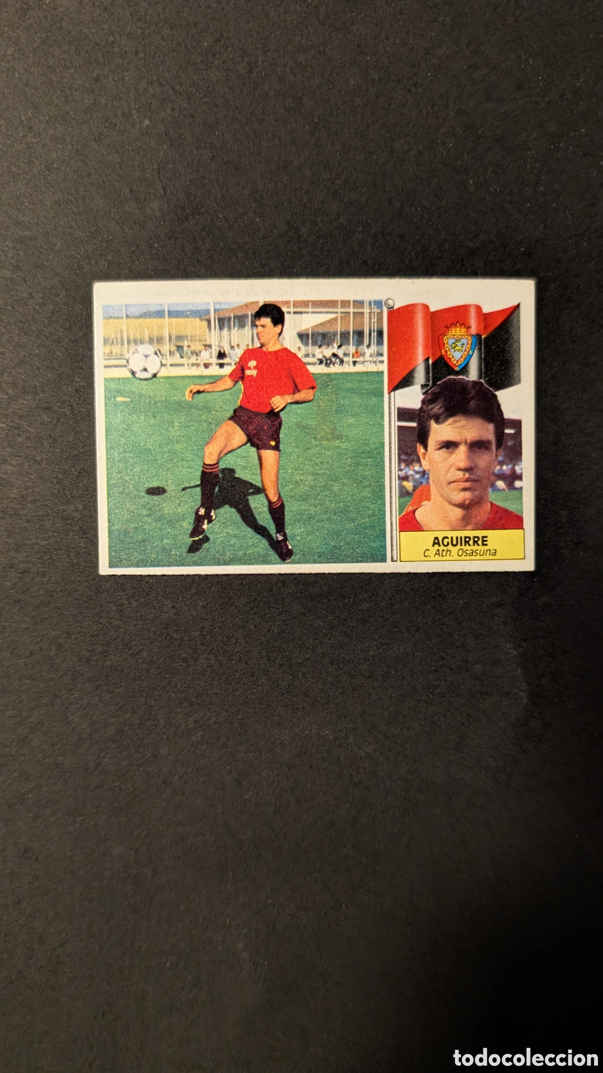 Figurine di Calcio: L1 AGUIRRE OSASUNA FICHAJE 36 LIGA ESTE 1986/87 86 87 NUNCA PEGADO SIN PEGAR