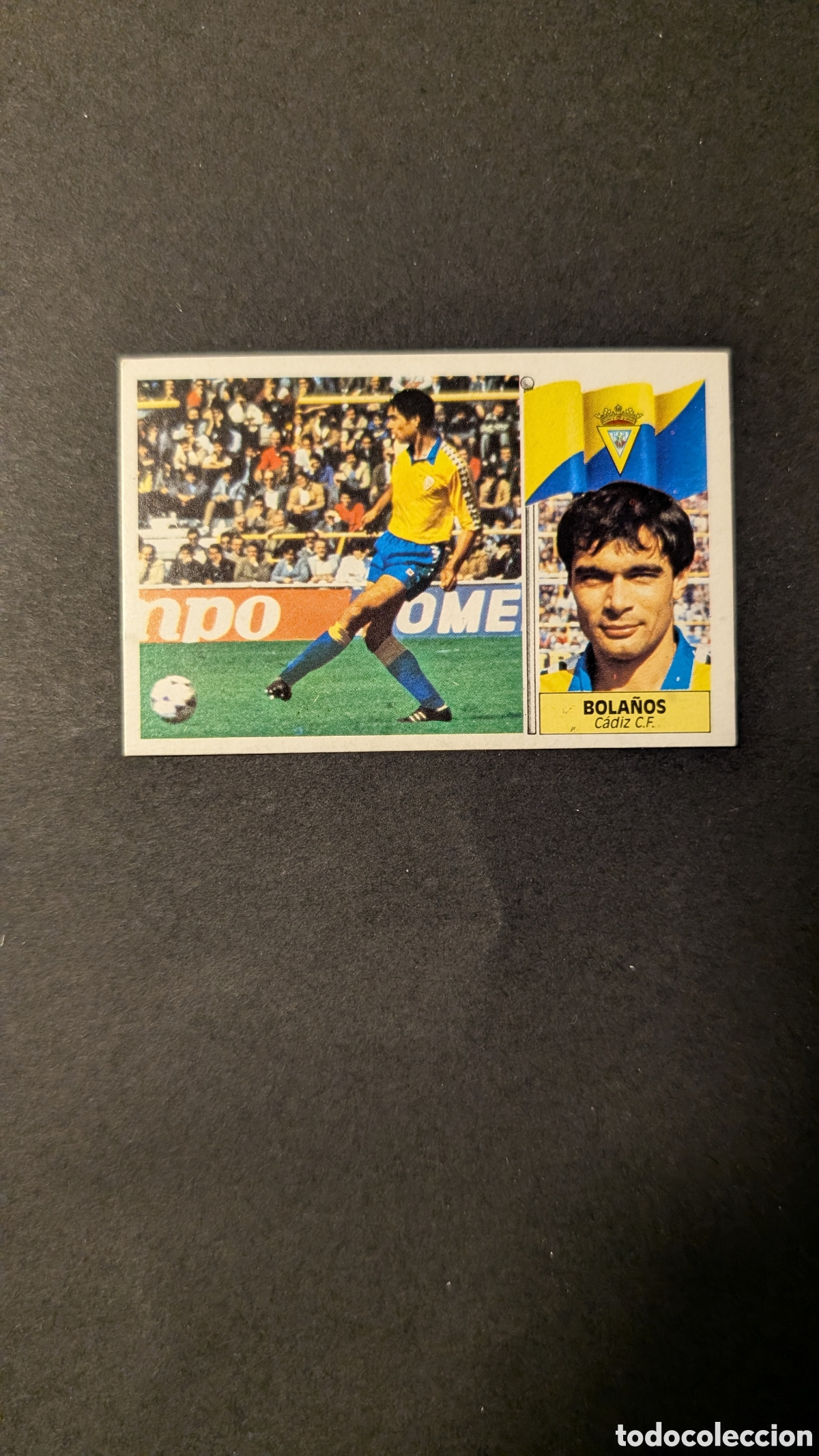 Cromos de f&uacute;tbol: L1 BOLA&Ntilde;OS CADIZ BAJA LIGA ESTE 1986/87 86 87 NUNCA PEGADO SIN PEGAR