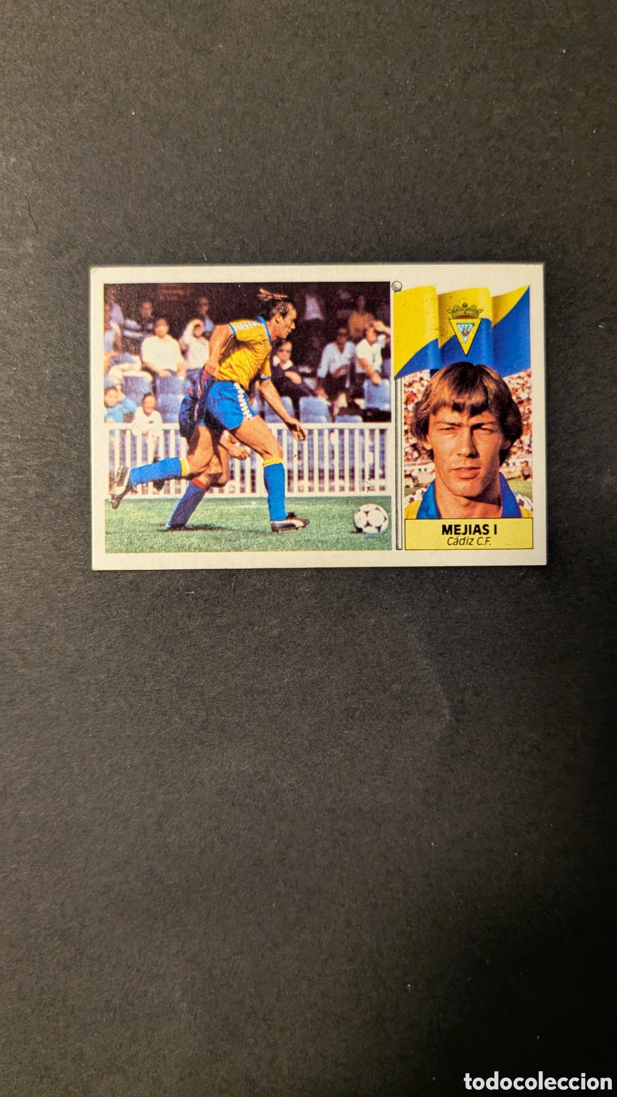 Cromos de f&uacute;tbol: L1 MEJIAS I CADIZ BAJA LIGA ESTE 1986/87 86 87 NUNCA PEGADO SIN PEGAR