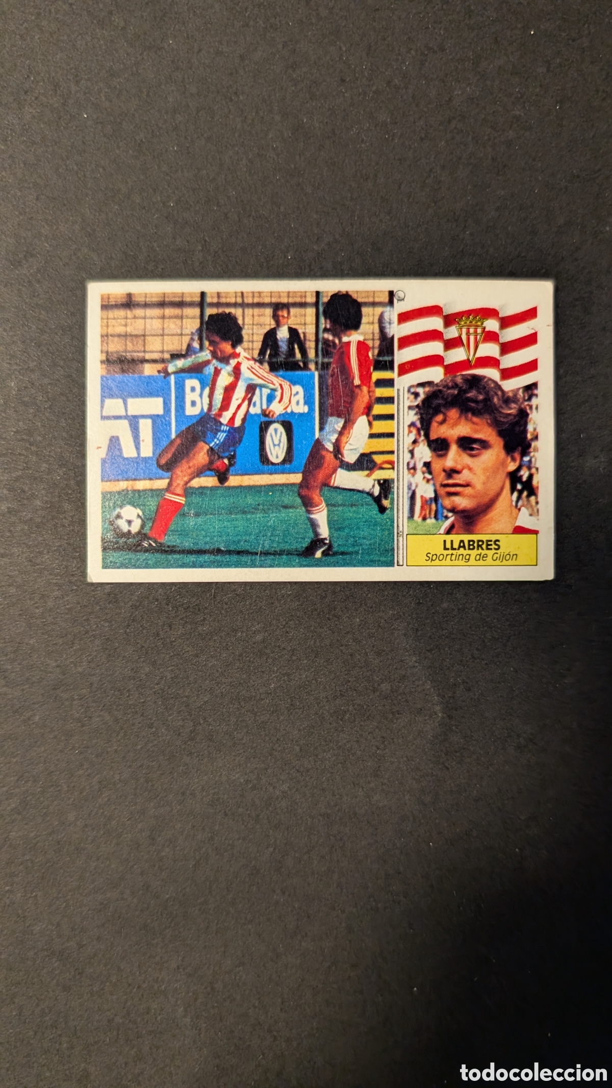 Football Stickers: L1 LLABRES SPORTING GIJON BAJA LIGA ESTE 1986/87 86 87 NUNCA PEGADO SIN PEGAR