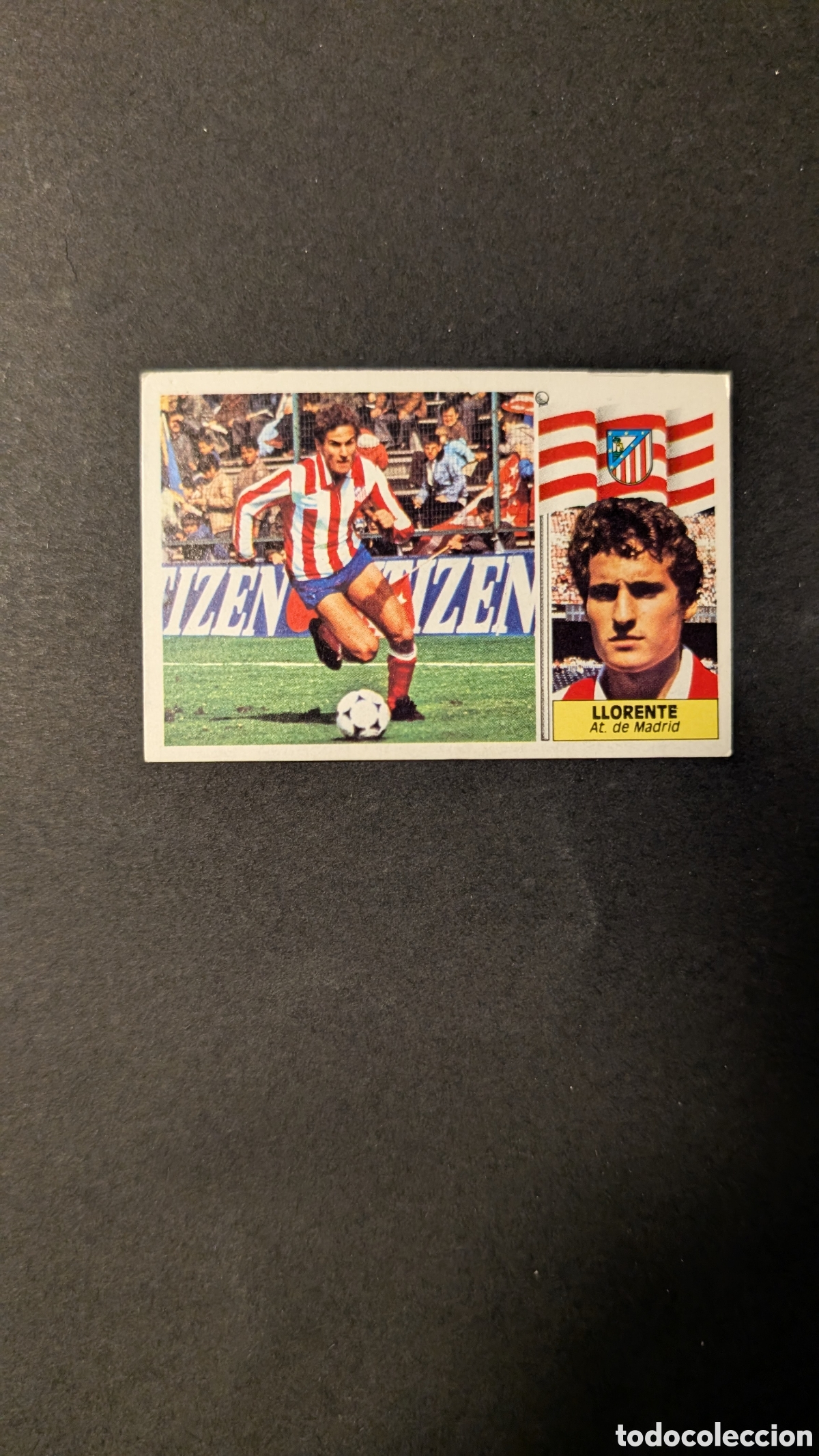 Football Stickers: L1 LLORENTE ATLETICO MADRID VERSION LIGA ESTE 1986/87 86 87 NUNCA PEGADO SIN PEGAR