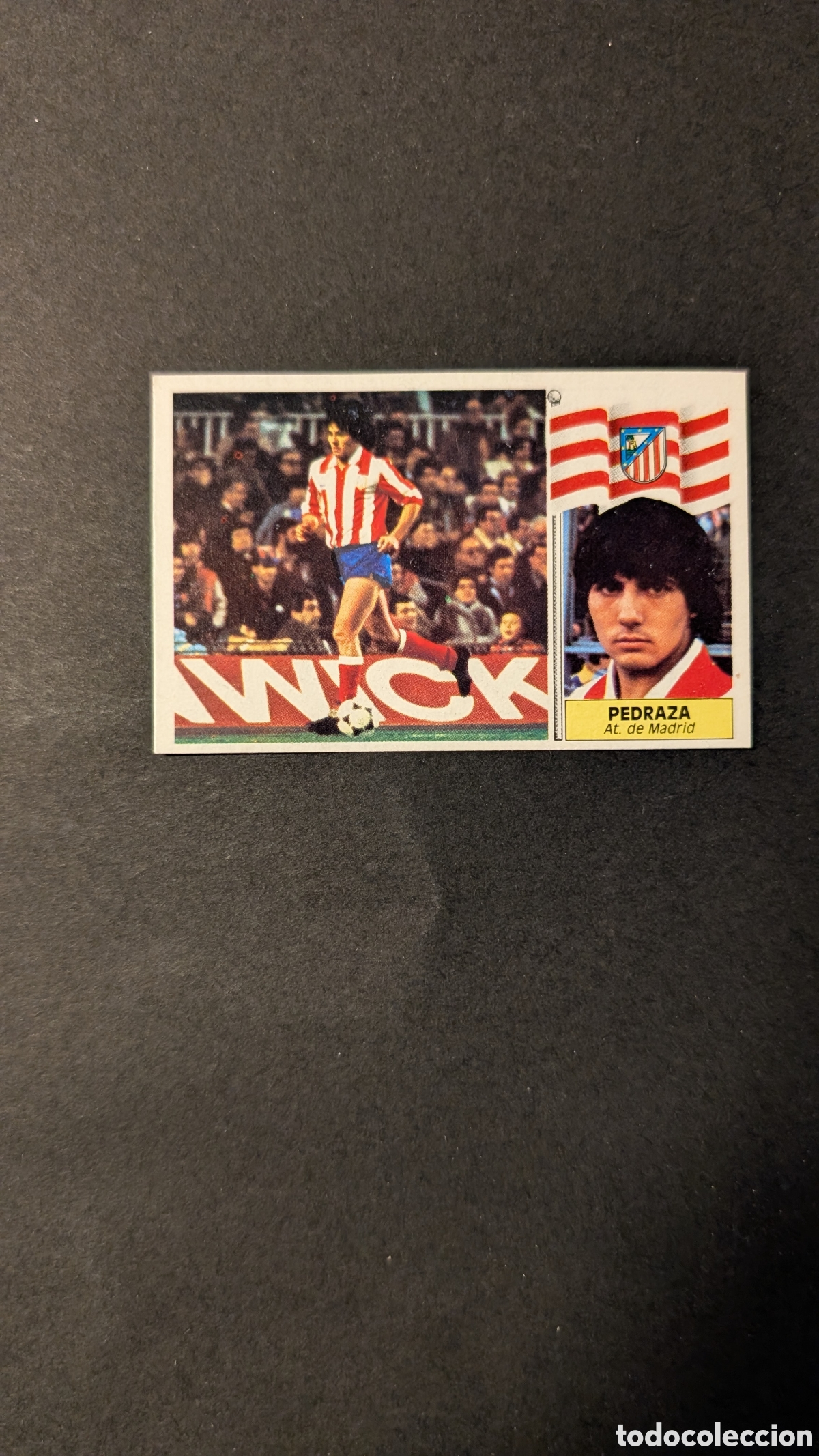 Football Stickers: L1 PEDRAZA ATLETICO MADRID BAJA LIGA ESTE 1986/87 86 87 NUNCA PEGADO SIN PEGAR