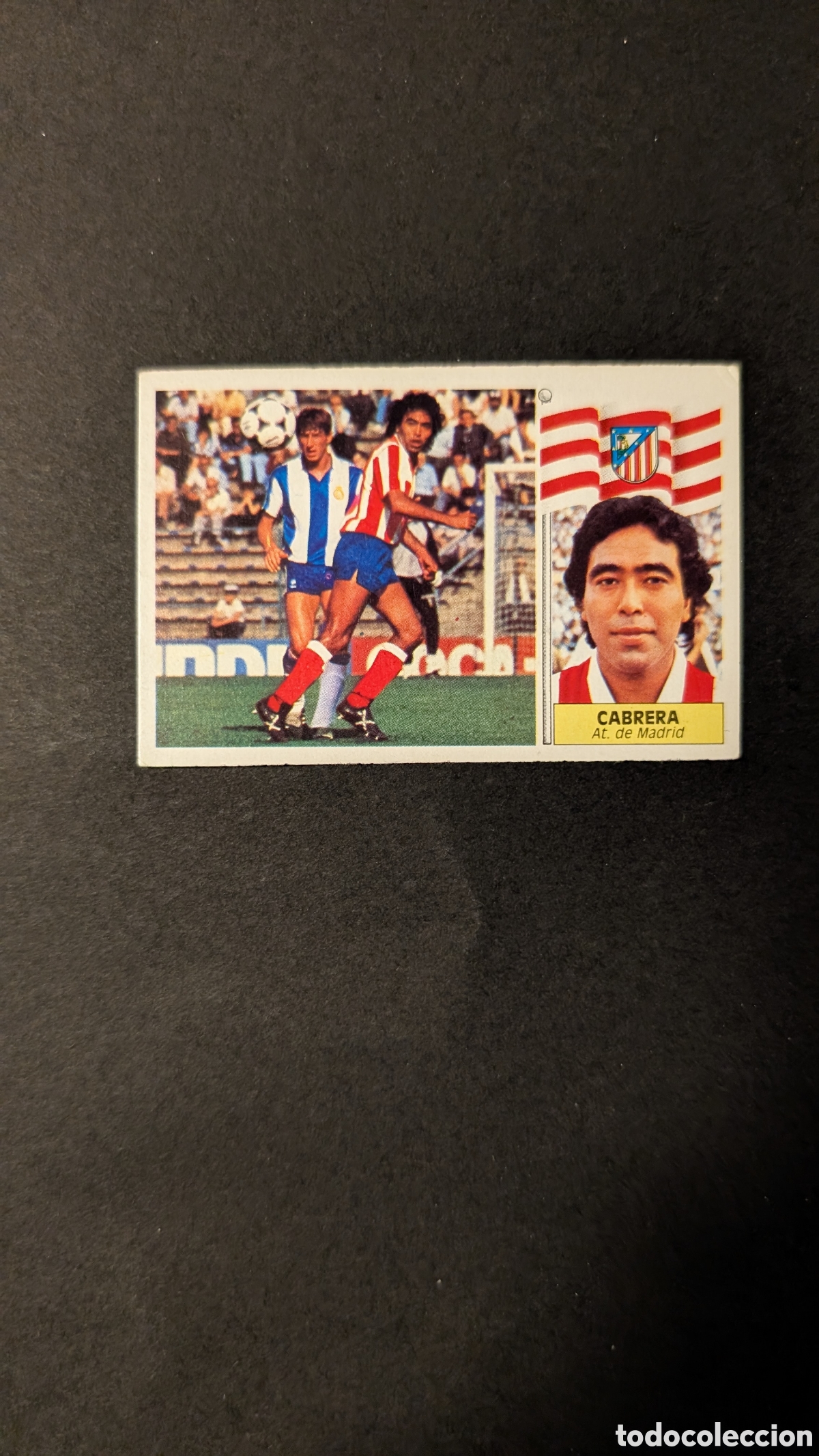 Football Stickers: L1 CABRERA ATLETICO MADRID BAJA LIGA ESTE 1986/87 86 87 NUNCA PEGADO SIN PEGAR