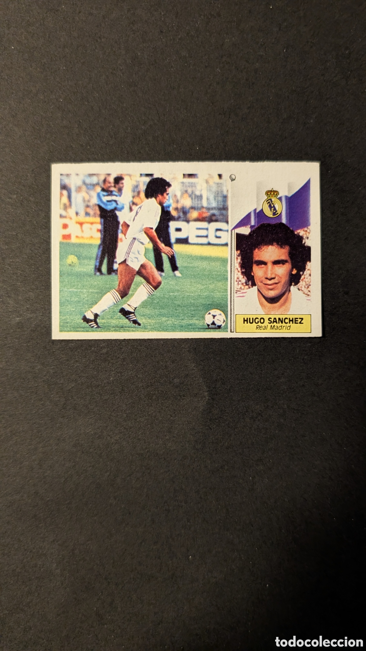 Football Stickers: L1 HUGO SANCHEZ REAL MADRID LIGA ESTE 1986/87 86 87 NUNCA PEGADO SIN PEGAR