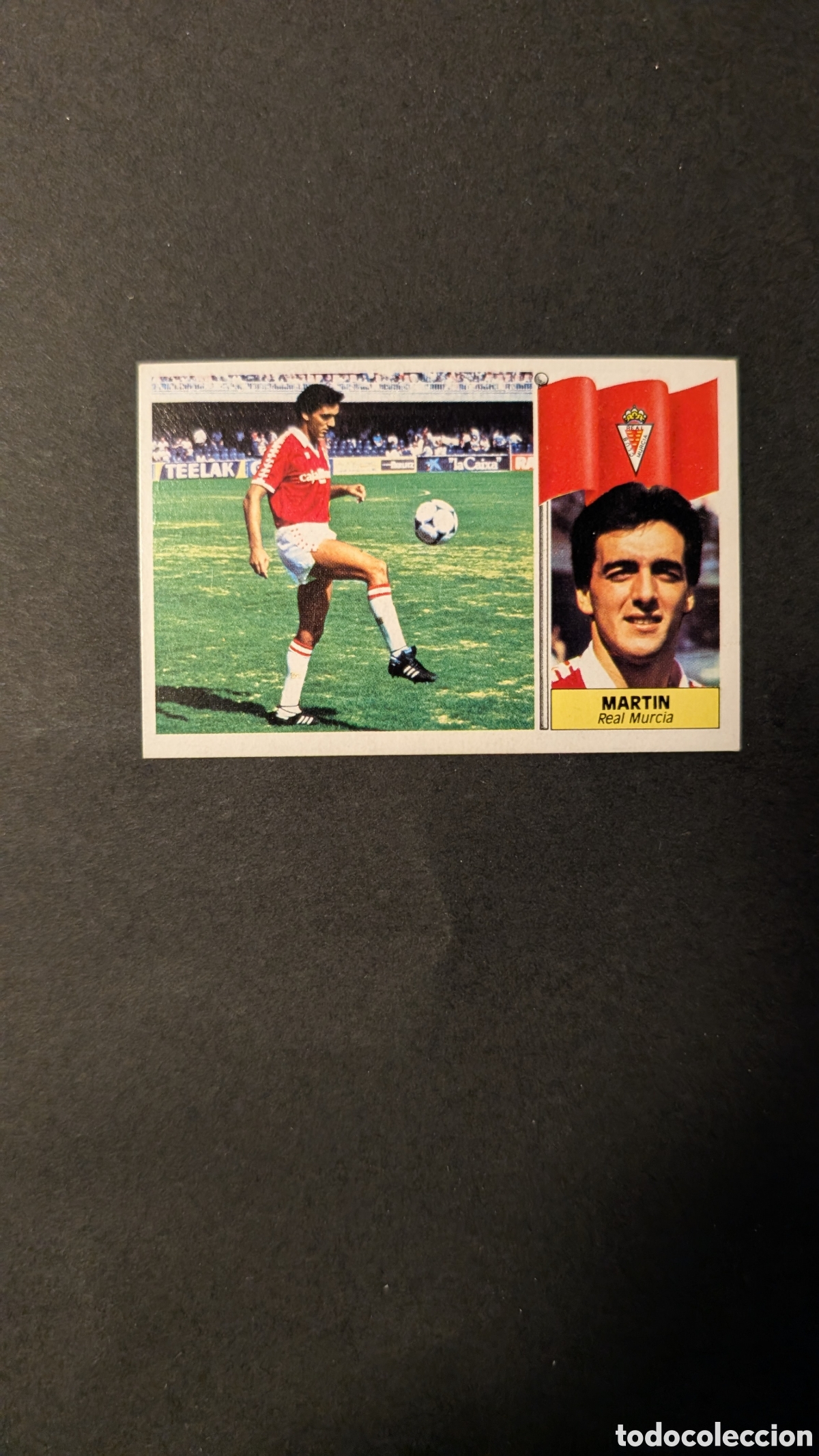 Fu&szlig;ball-Sticker: L1 MARTIN MURCIA BAJA LIGA ESTE 1986/87 86 87 NUNCA PEGADO SIN PEGAR