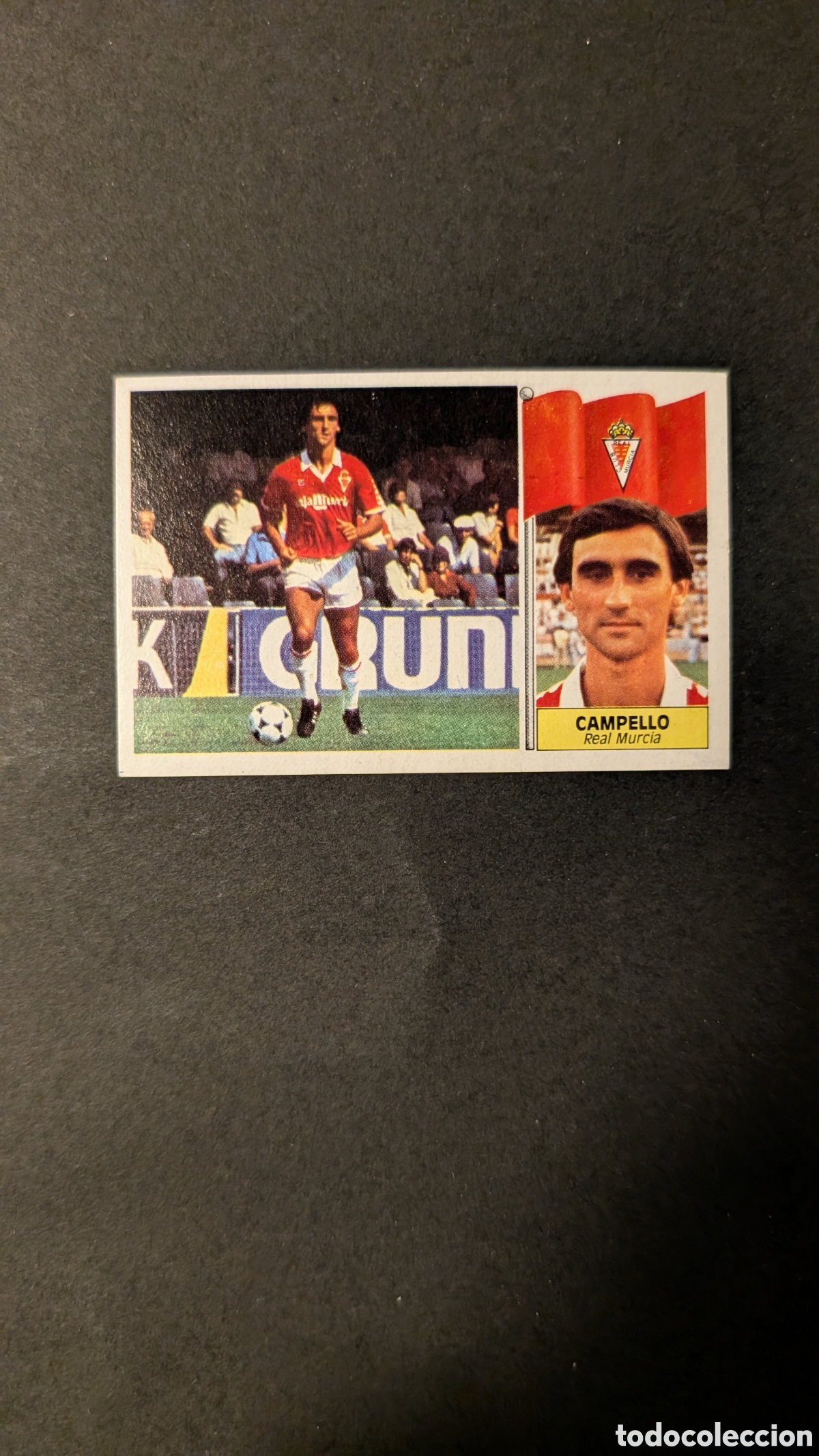 Fu&szlig;ball-Sticker: L1 CAMPELLO MURCIA BAJA LIGA ESTE 1986/87 86 87 NUNCA PEGADO SIN PEGAR