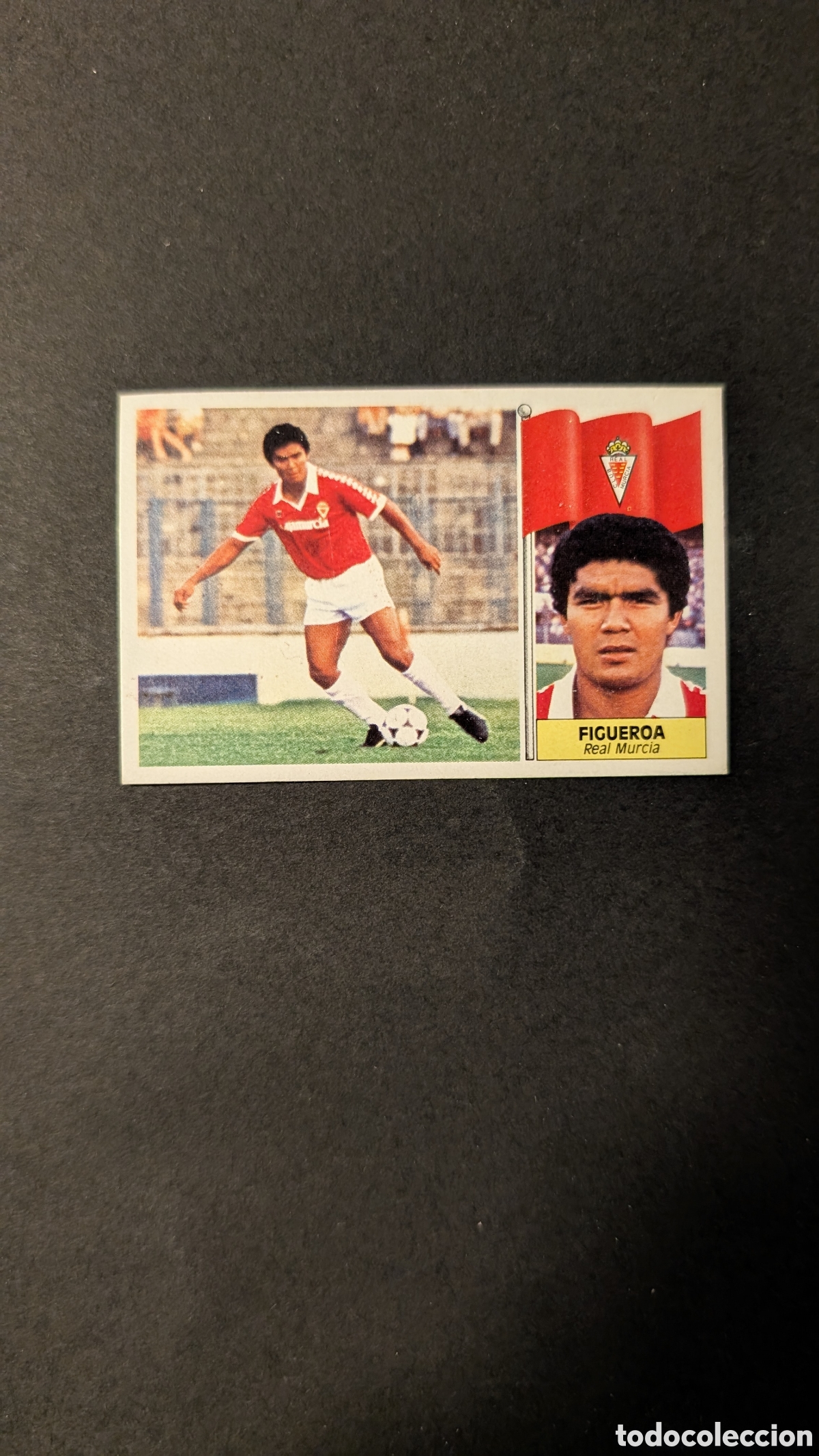 Fu&szlig;ball-Sticker: L1 FIGUEROA MURCIA BAJA LIGA ESTE 1986/87 86 87 NUNCA PEGADO SIN PEGAR
