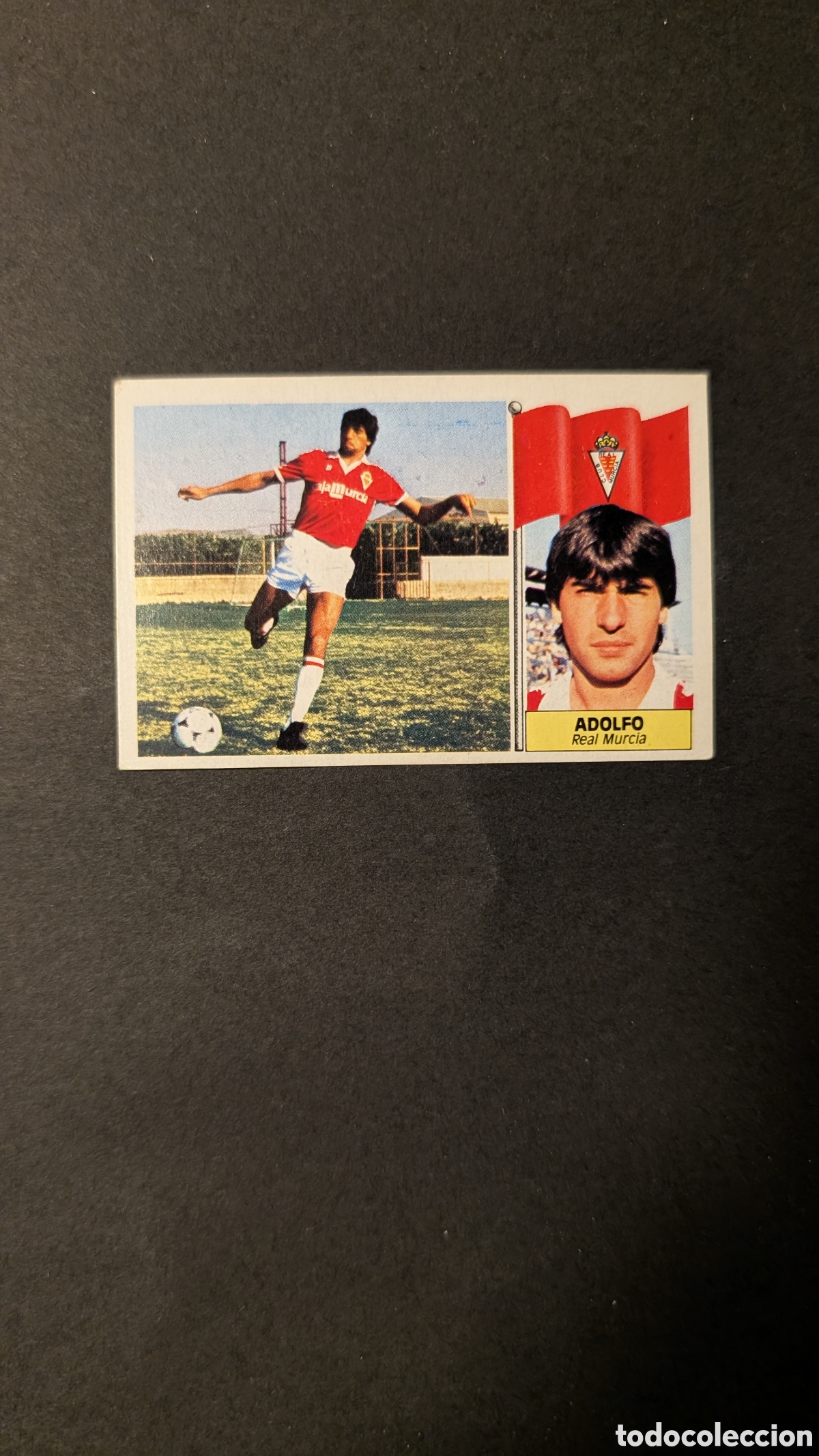 Fu&szlig;ball-Sticker: L1 ADOLFO MURCIA BAJA LIGA ESTE 1986/87 86 87 NUNCA PEGADO SIN PEGAR