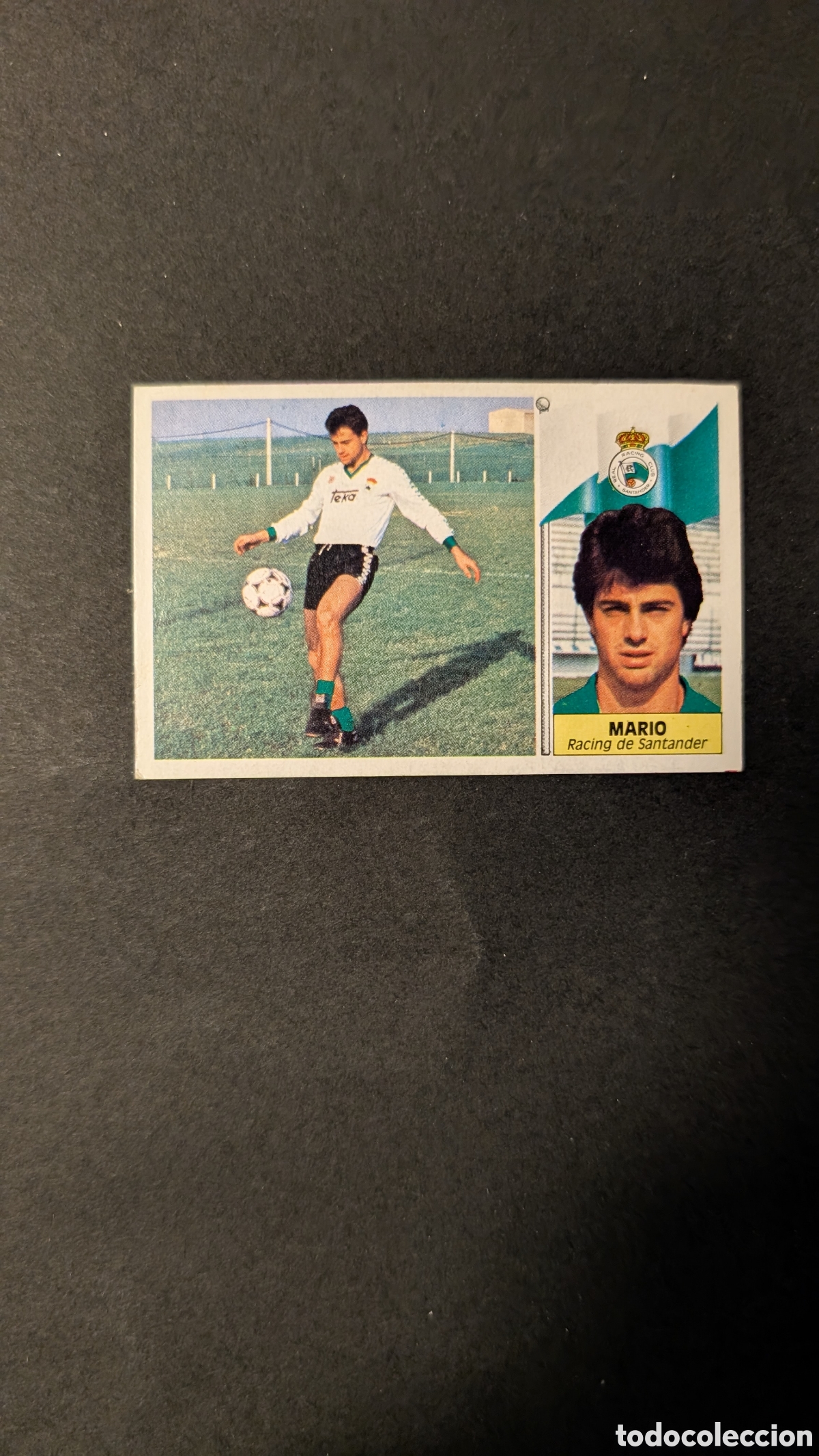 Football Stickers: L1 MARIO RACING SANTANDER BAJA LIGA ESTE 1986/87 86 87 NUNCA PEGADO SIN PEGAR