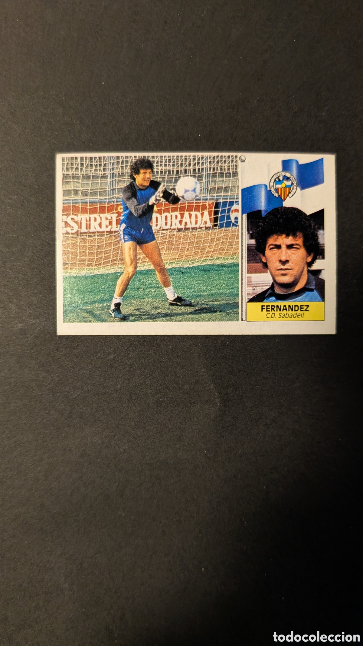 Football Stickers: L1 FERNANDEZ SABADELL BAJA LIGA ESTE 1986/87 86 87 NUNCA PEGADO SIN PEGAR