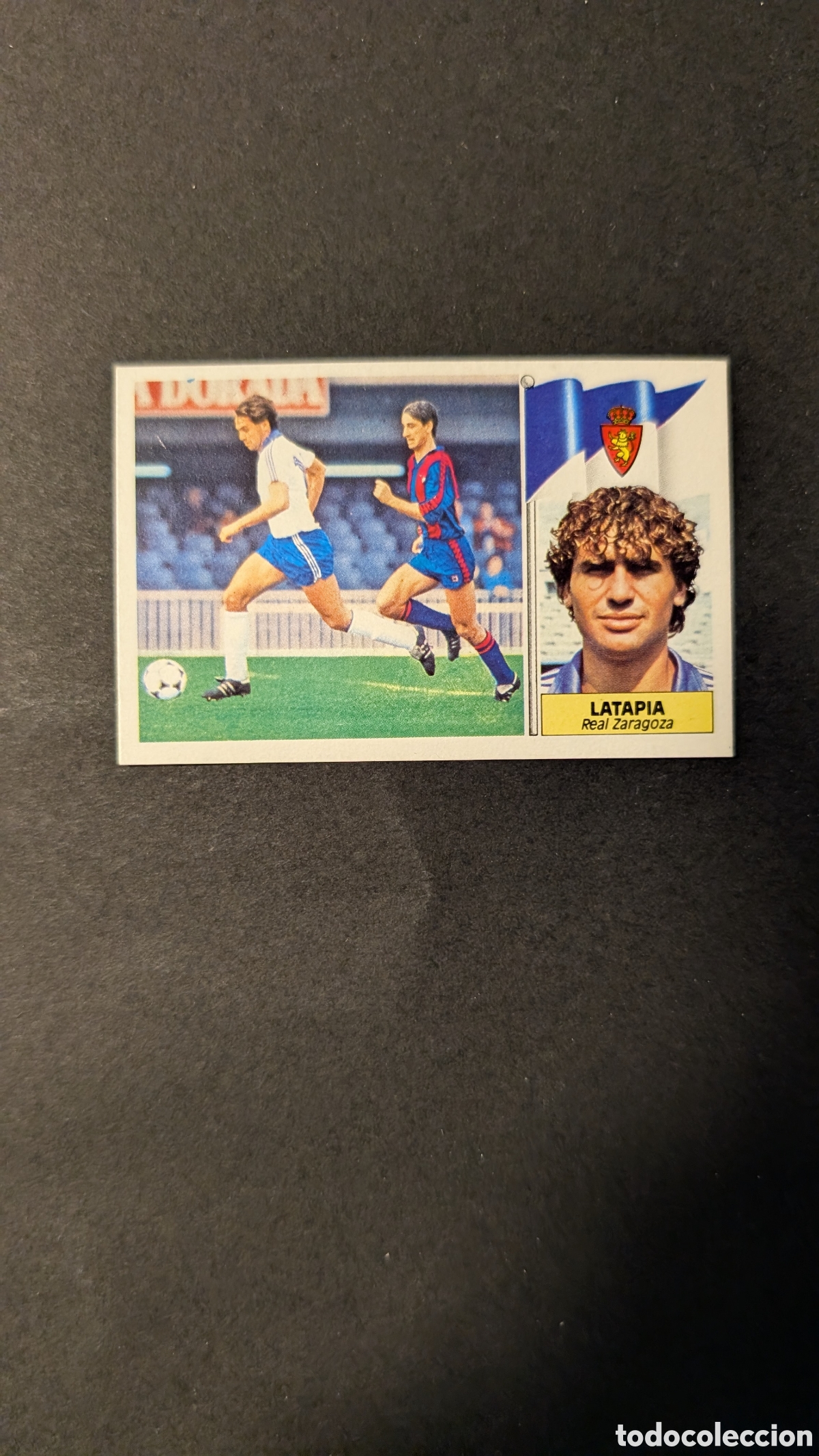 Cromos de Futebol: L1 LATAPIA ZARAGOZA BAJA LIGA ESTE 1986/87 86 87 NUNCA PEGADO SIN PEGAR