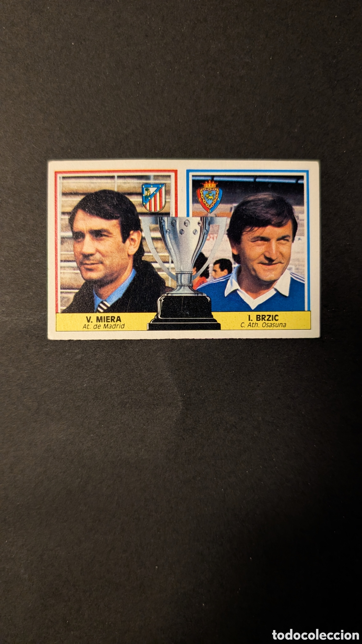 Football Stickers: L1 MEIRA BRZIC ENTRENADORES LIGA ESTE 1986/87 86 87 NUNCA PEGADO SIN PEGAR